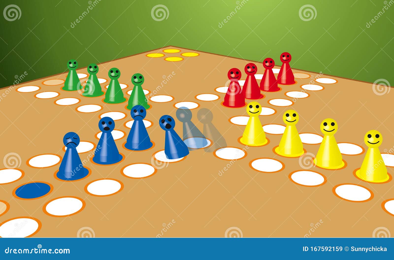 Vetores de Imagem Vetorial Com Ludo Jogo De Tabuleiro e mais imagens de  Amarelo - Amarelo, Brincar, Brinquedo - iStock