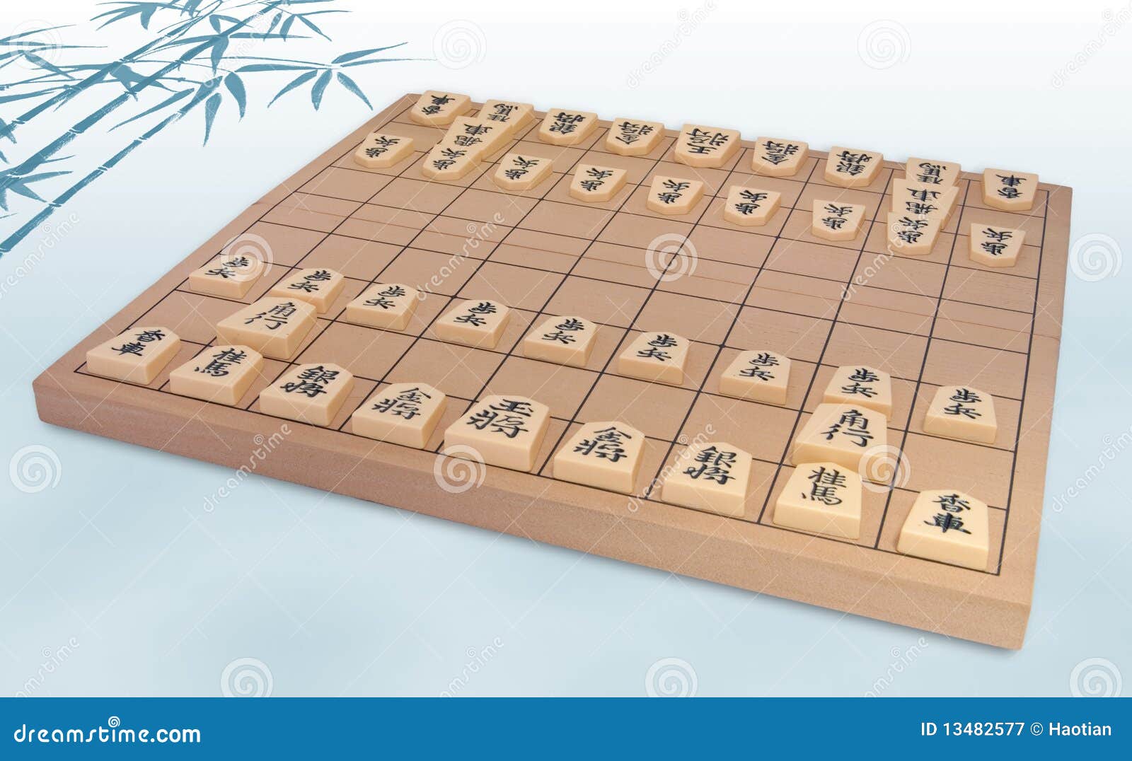 Tema Japonês Do Jogo De Xadrez (Shogi): Vitória Imagem de Stock