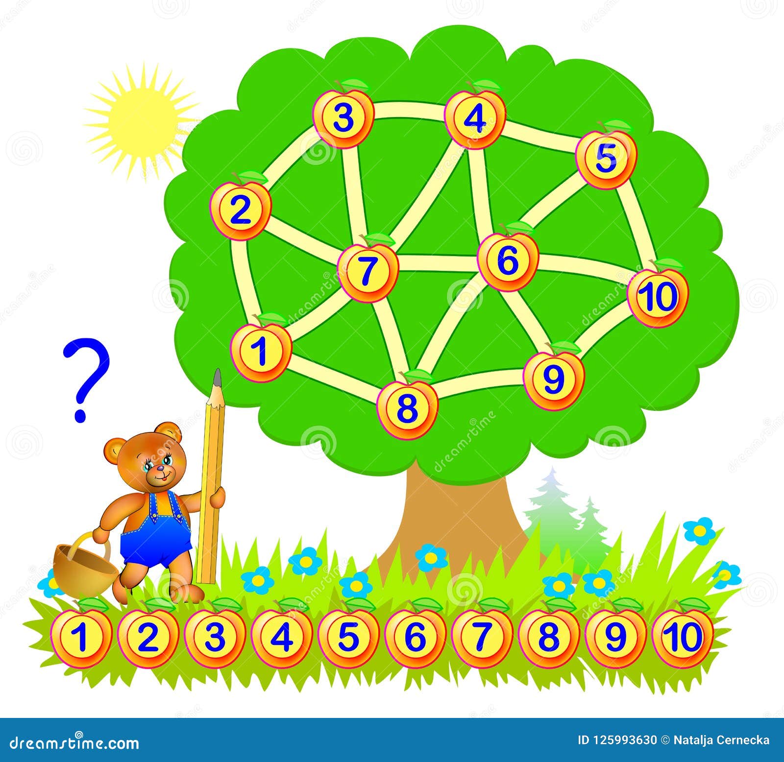 Jogo educacional de lógica matemática jogo de labirinto para crianças 1