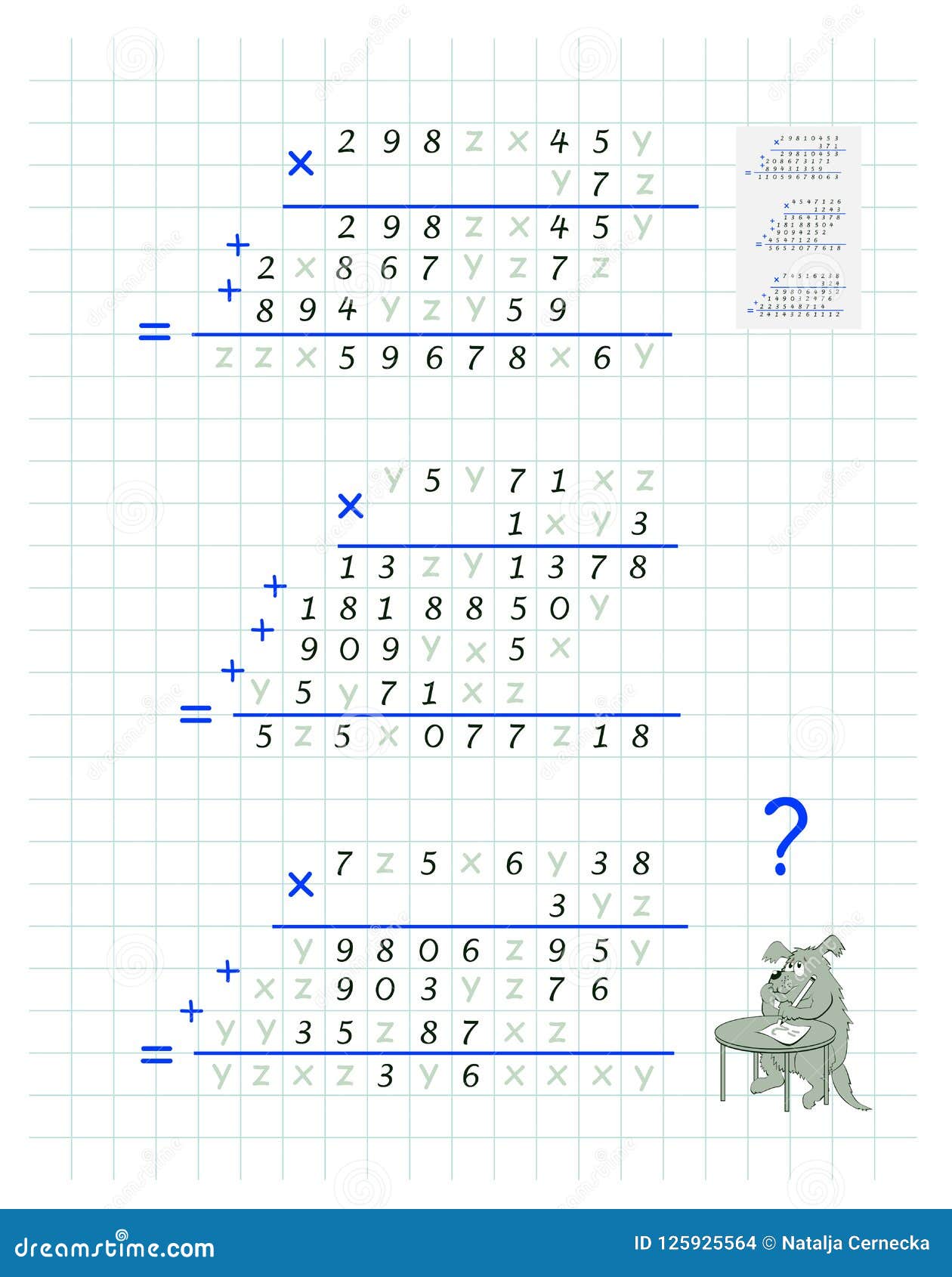 Jogo Do Enigma Da Lógica Matemática Resolva Exemplos E Contagem Que O  Número Corresponde a Cada Um Do Objeto Escreva As Respostas Ilustração do  Vetor - Ilustração de achado, livro: 149072960