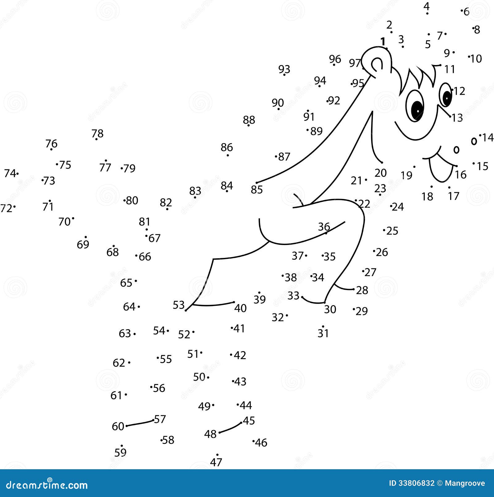 Desenhos Animados Bonitos Do Cavalo Do Desenho E Da Pintura Jogo  Educacional Para Crianças Ilustração do Vetor - Ilustração de livro,  enigma: 119843905