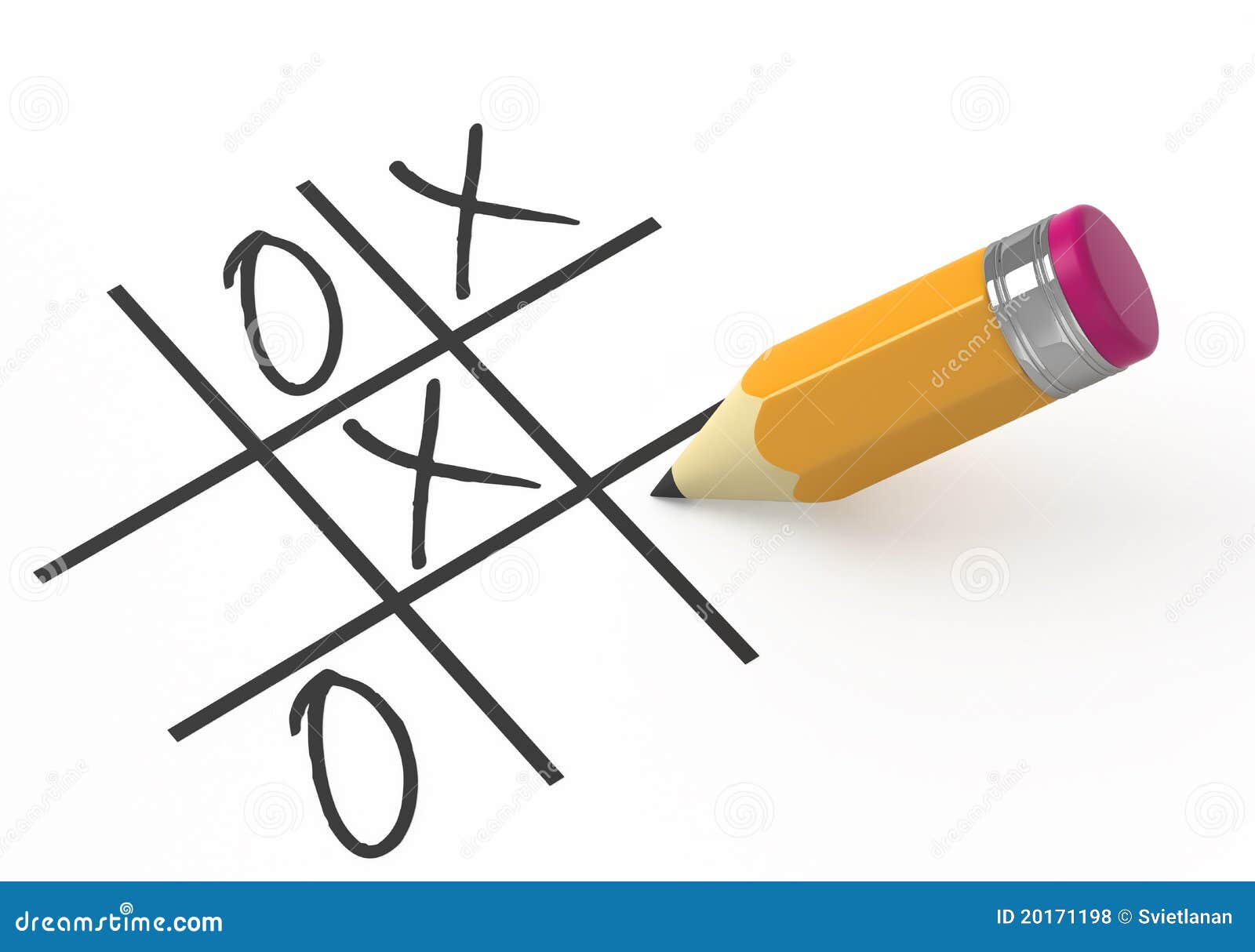 Tic tac toe esboço desenhado à mão tic tac toe jogo para crianças