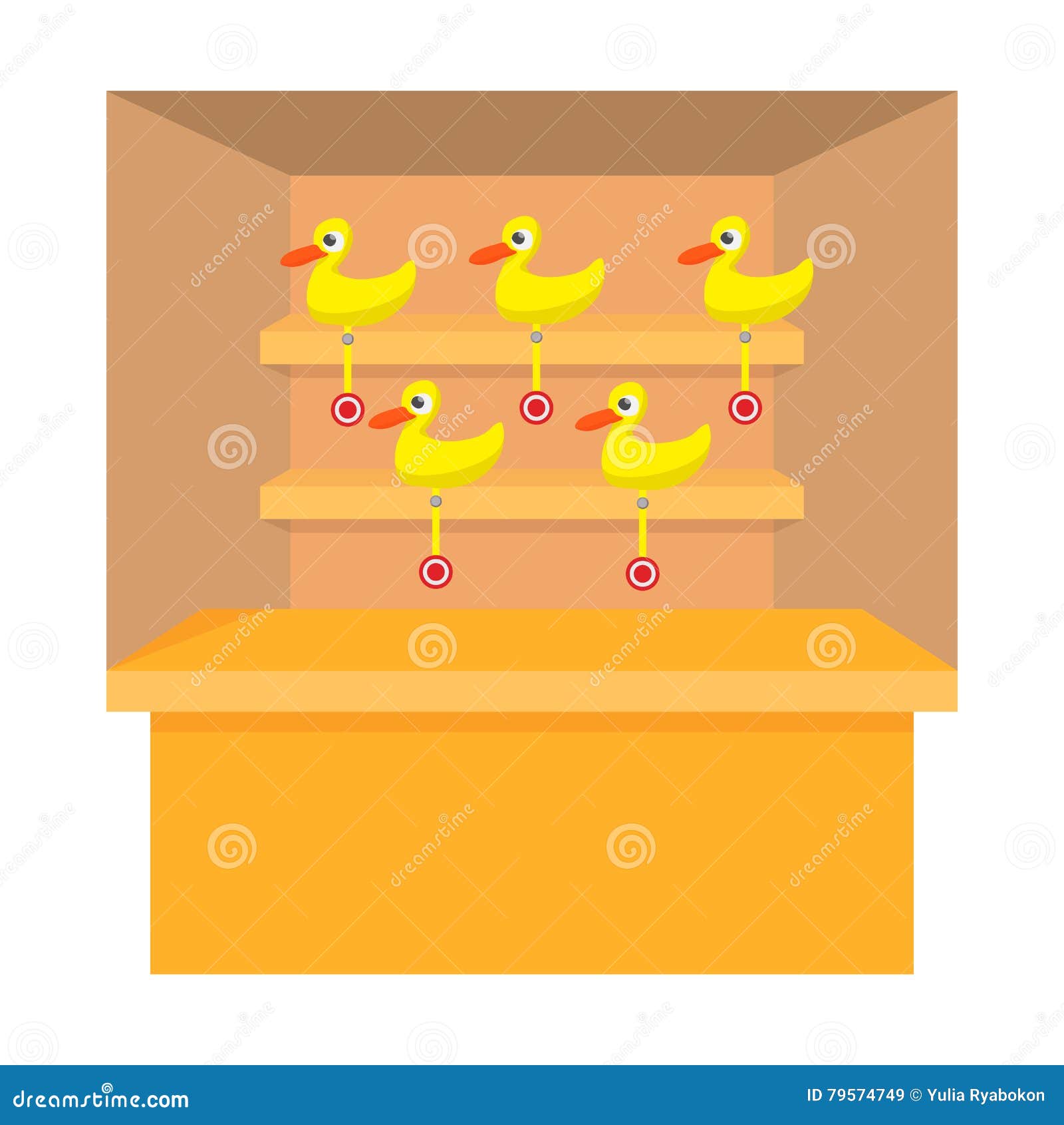 jogos tiroteio alvo desenho animado vetor ilustração 22705853 Vetor no  Vecteezy