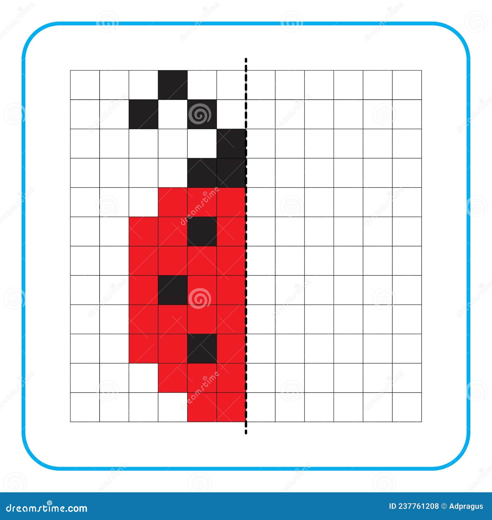 Jogo Pedagógico - Complete o desenho - Simetria - Mk Educa