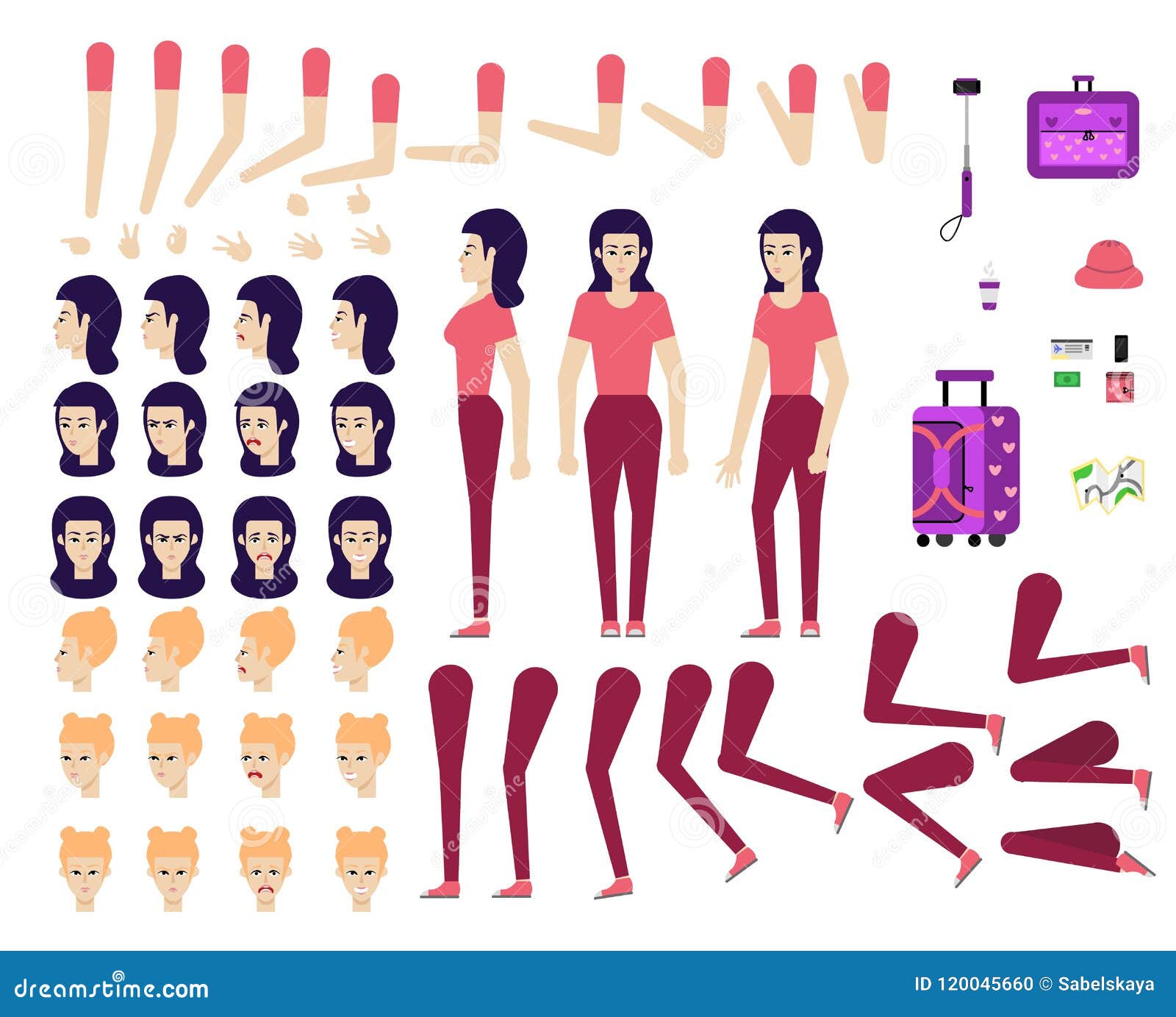 Vetores de Desenho De Jogo De Diferenças Com Turistas De Desenhos