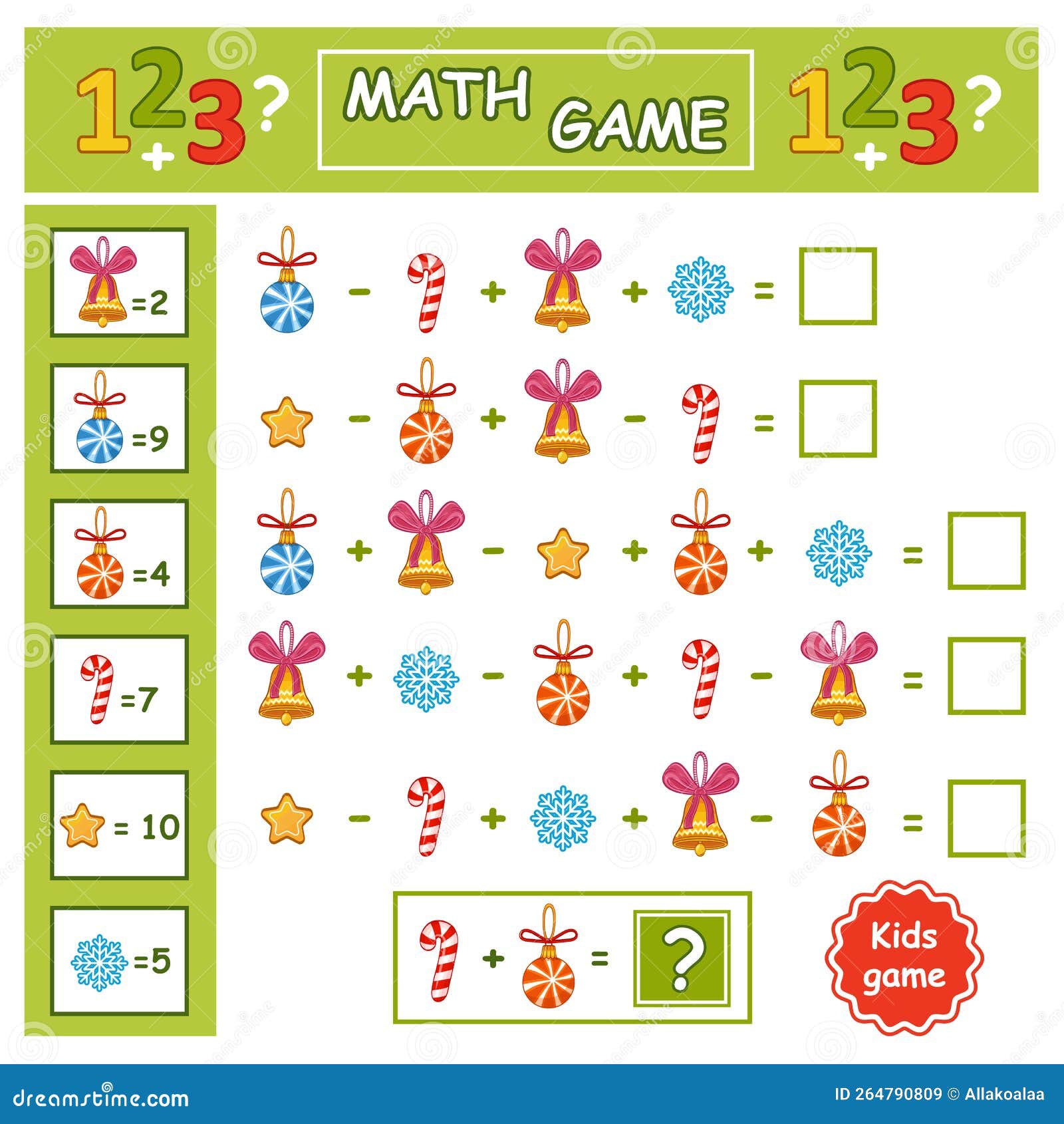 Jogo Infantil Da Educação Matemática Do Natal. Quantos Toques De árvore De  Ano Novo. Matemática De Quebra-cabeças Lógica De Crianç Ilustração do Vetor  - Ilustração de decorativo, feriado: 264790809