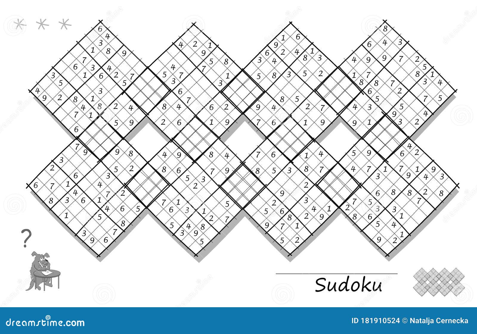 Jogo Lógico Sudoku Para Crianças E Adultos. Quebra-cabeça De Grande Tamanho  Com 4 Quadrados De Nível Difícil. Página Imprimível Pa Ilustração do Vetor  - Ilustração de preto, vetor: 181910425