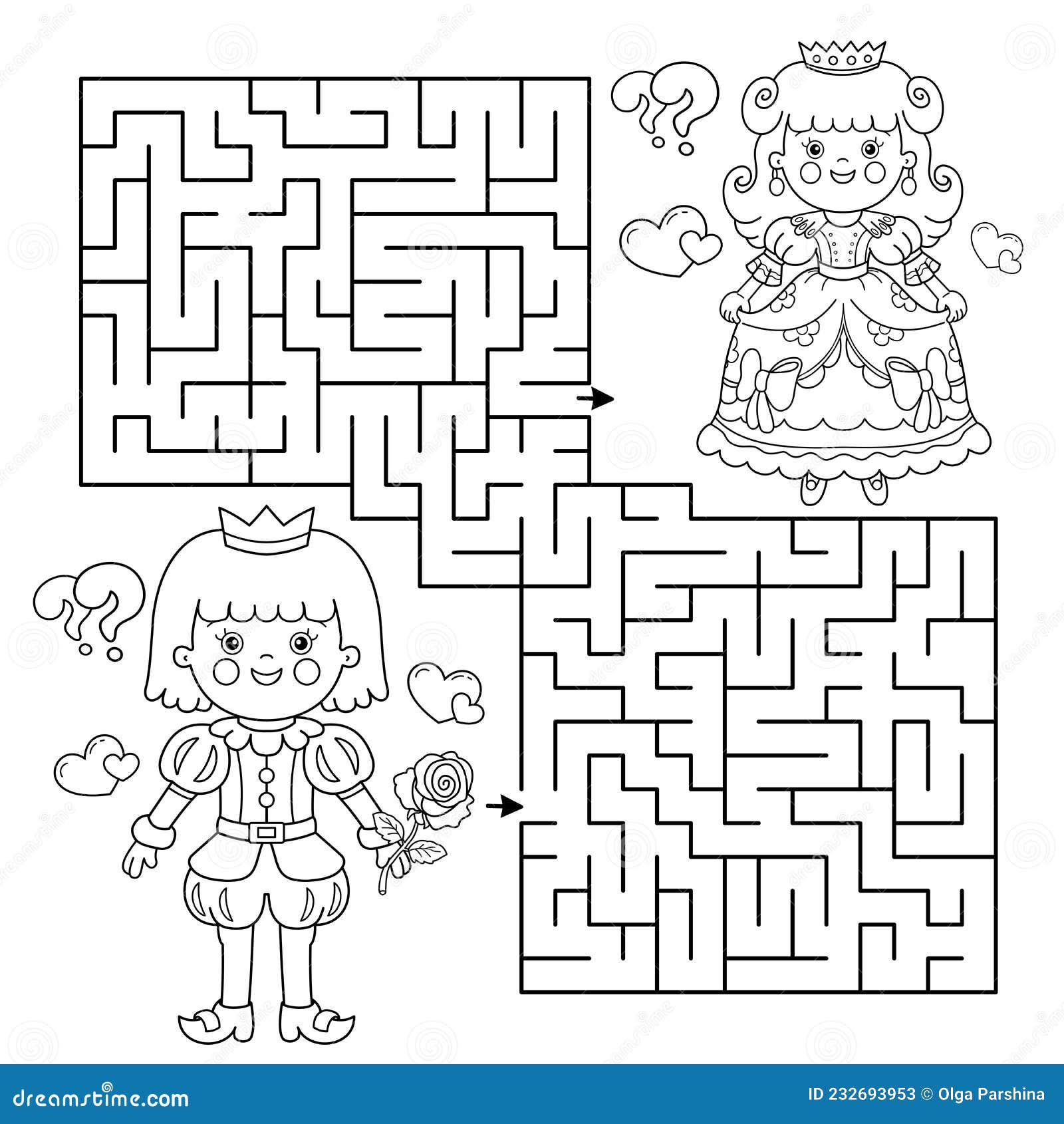 Vetores de Página De Colorir Com Jogo De Labirinto Desenho Animado Da  Branca De Neve Princesa Labirinto Em Forma De Maçã Planilha Imprimível  Educacional Ilustração Vetorial Em Preto E Branco e mais