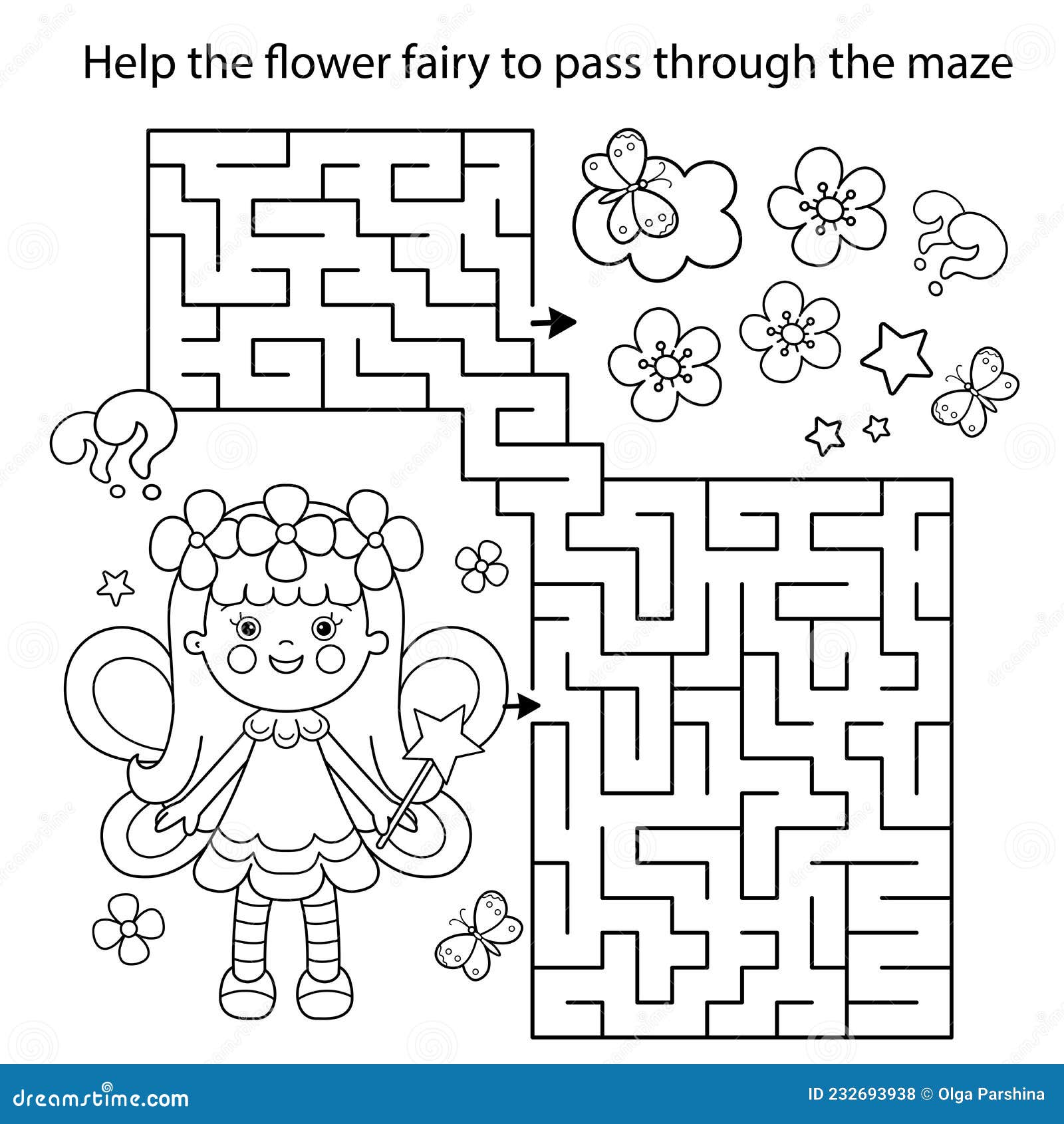 Jogo de quebra-cabeça de labirinto de linhas com personagem de desenho  animado enfermeira com vacina e vírus