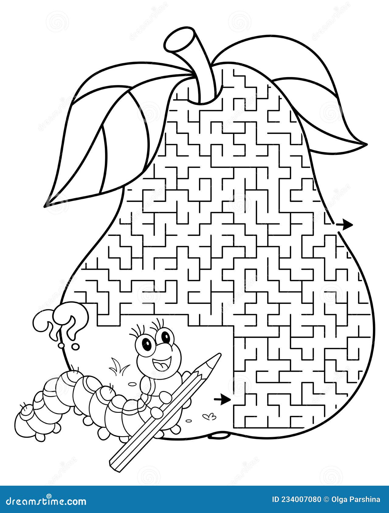 Jogo de quebra-cabeça de labirinto para crianças com microscópio de  cientista de desenho animado fofo e planilha de ferramenta imprimível de  motosserra