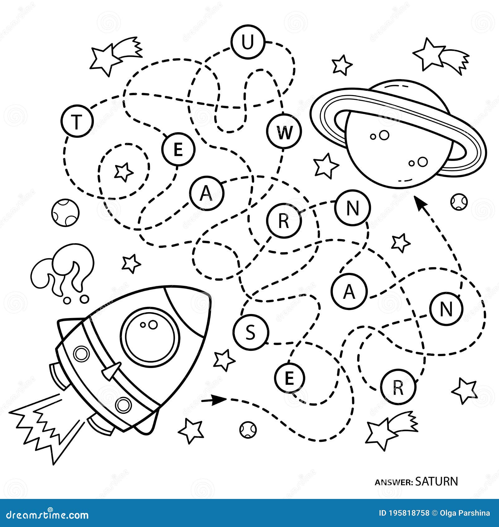 Jogo Infantil Encontrar Diferenças E Página De Colorir Imagem Colorida No  Tema Espacial Dos Desenhos Animados Nave Espacial Lançamento De Foguete  Decola Da Superfície Do Quebra-cabeça Da Lua Para Crianças Design De