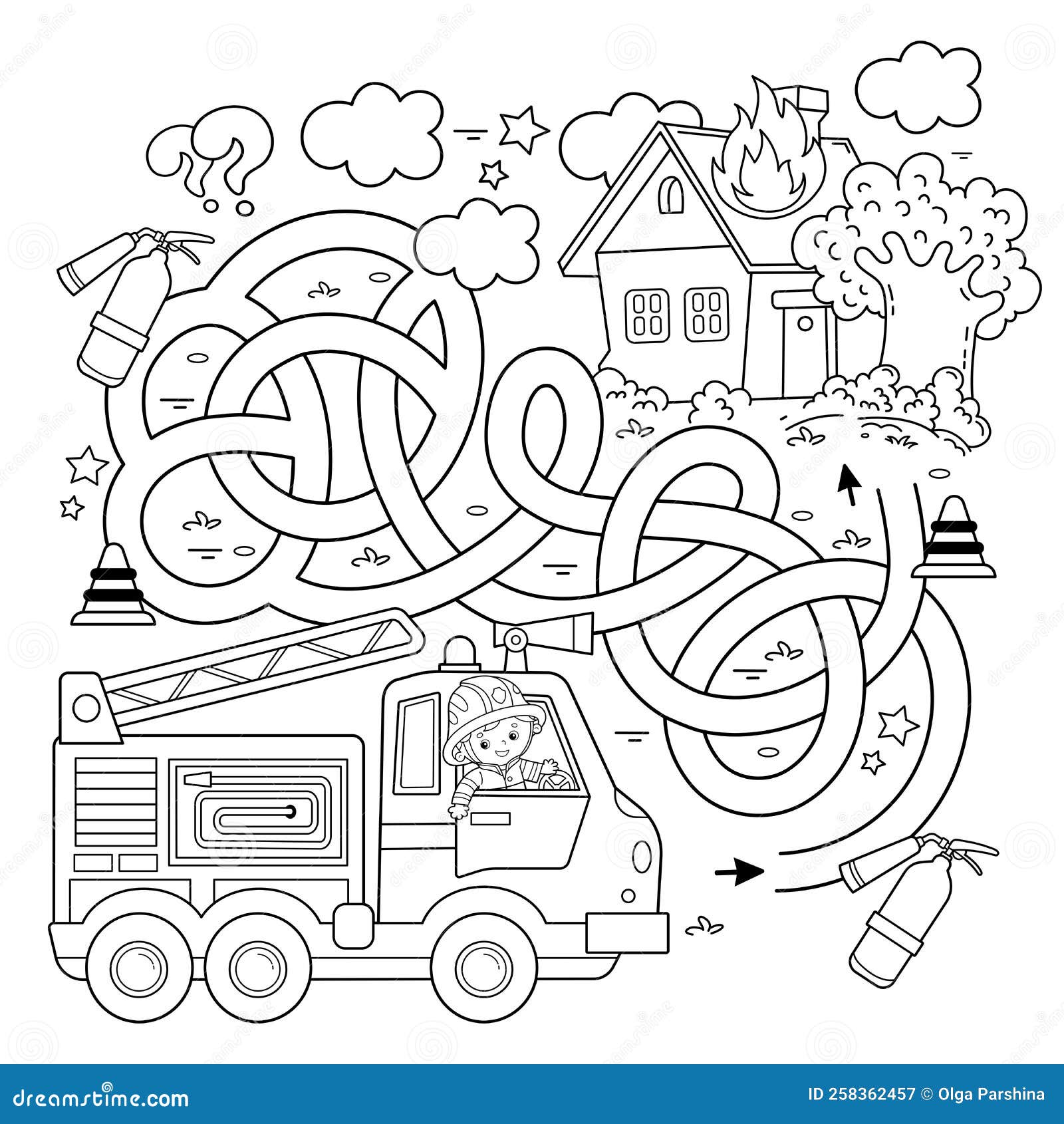 Labirinto Ou Labirinto Jogo. Puzzle. Estrada Emaranhada. Desenho De Página  De Colorir De Peixes De Desenhos Animados. Mundo Subaquático. Livro De  Colorir Para Crianças. Royalty Free SVG, Cliparts, Vetores, e Ilustrações  Stock.