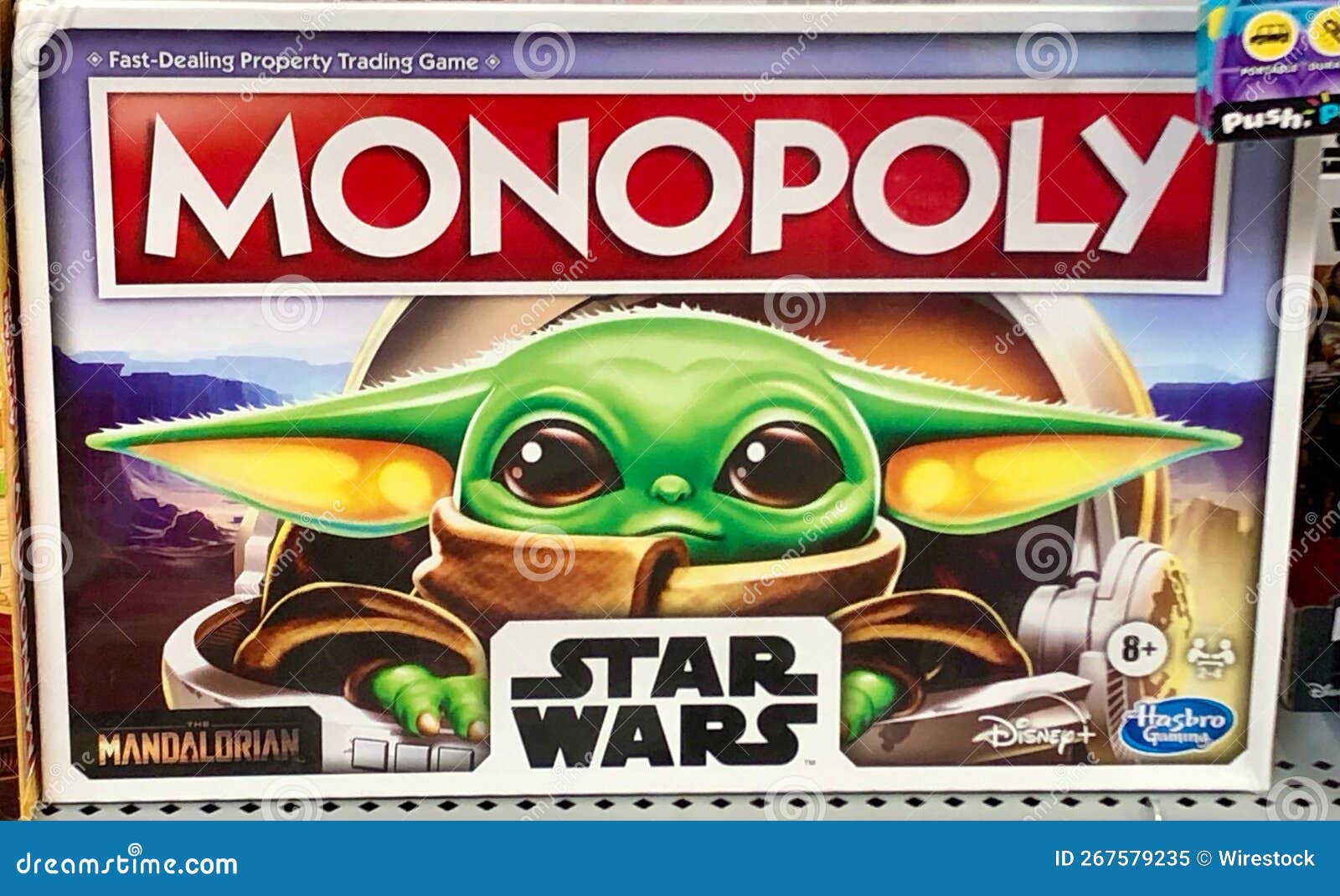 Jogo de Tabuleiro Monopoly The Child Mandalorian Baby Yoda Star Wars Hasbro