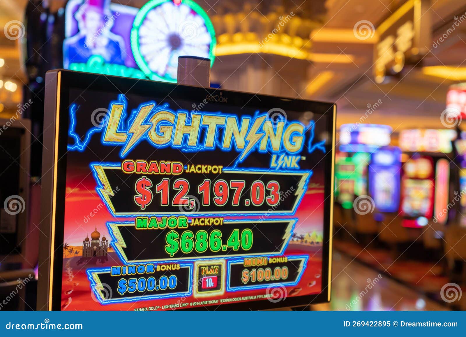 Jogo Na Noite E Ganha Por Las Vegas. Nevada Ganha Dinheiro Fácil. Imagem  Editorial - Imagem de sinal, claridade: 269422895