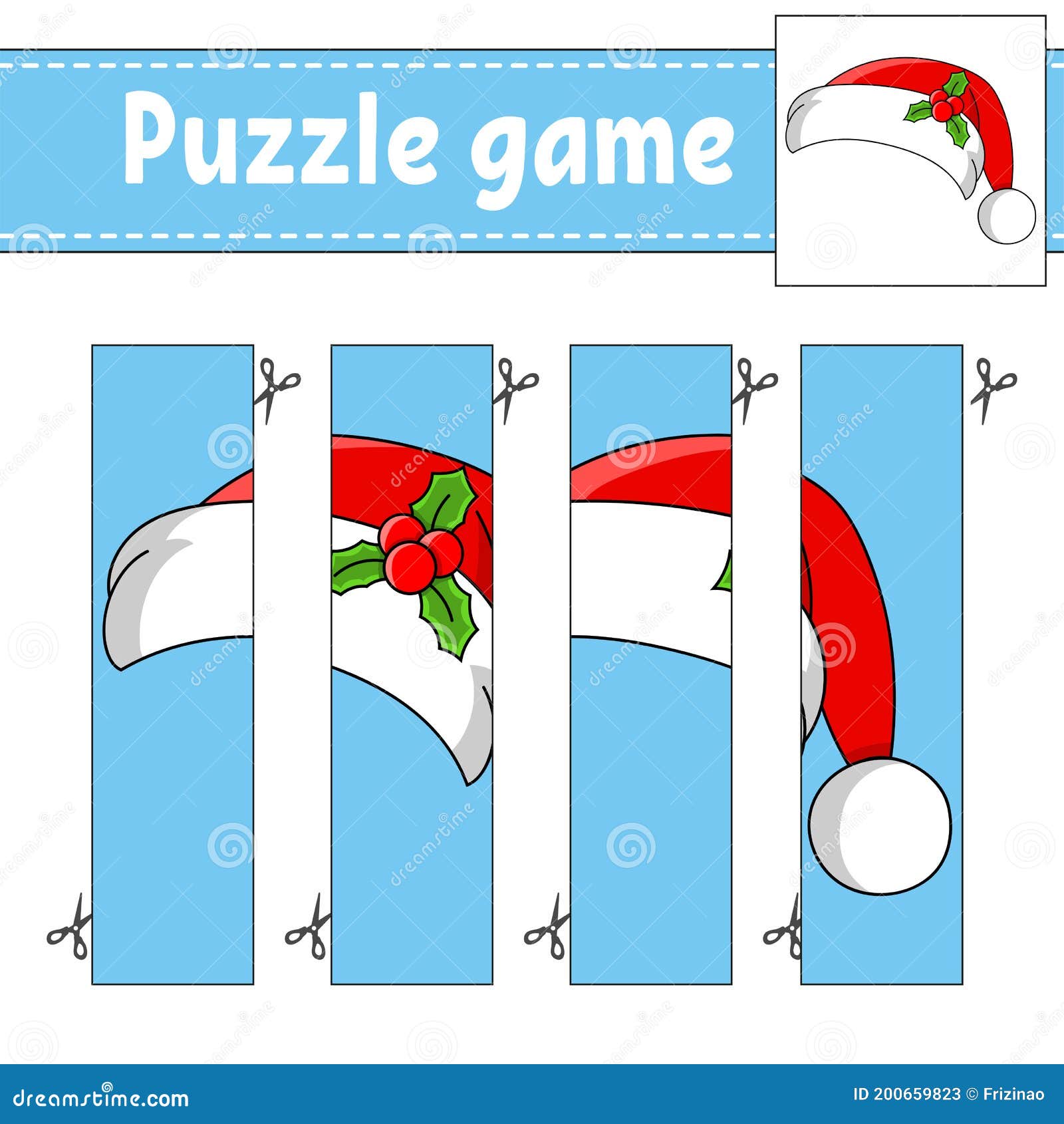 Jogo Puzzle Para Crianças Cortar E Colar Tema De Natal Prática De Corte  Formas De Aprendizado Planilha De Educação Círculo, Quadr Ilustração do  Vetor - Ilustração de tradicional, enigma: 200659818