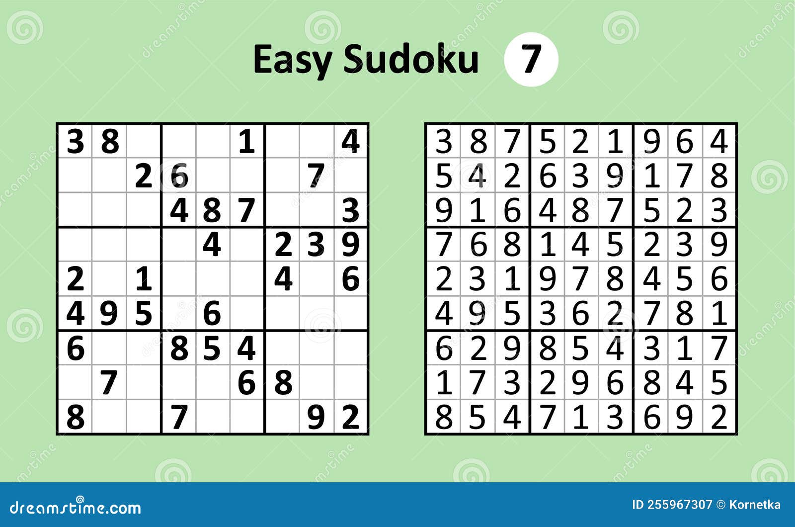 Jogo Sudoku Com Respostas. Complexidade Difícil. Vetor Simples Ilustração  do Vetor - Ilustração de japonês, resolver: 250540890