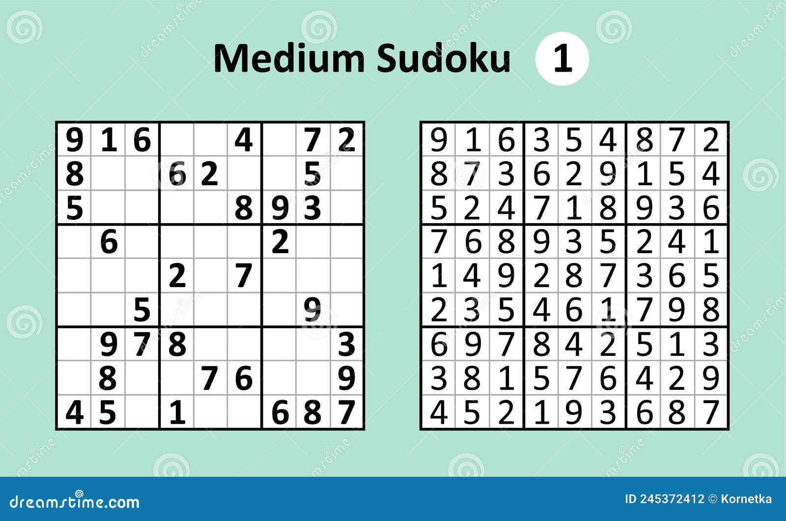 Jogo Sudoku Fácil Com Resposta. Jogo Nº 53.