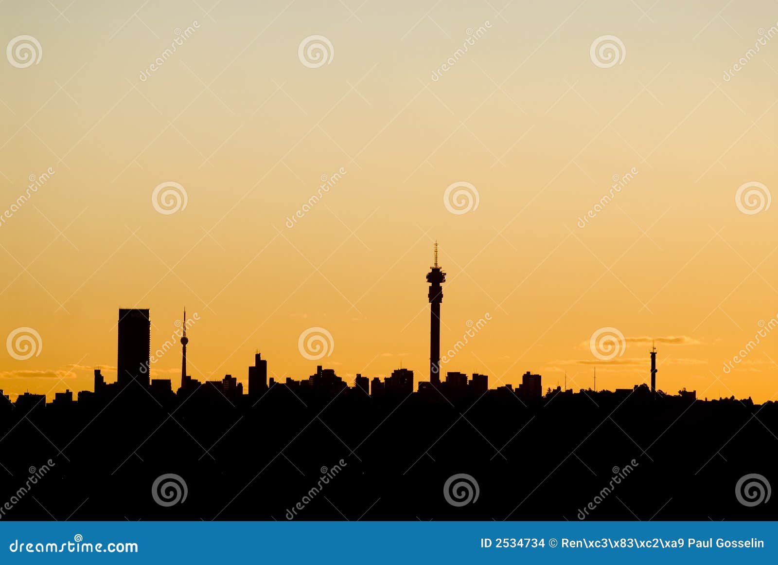 Johannesburg city skyline stock photo. Image of scenic 2534734