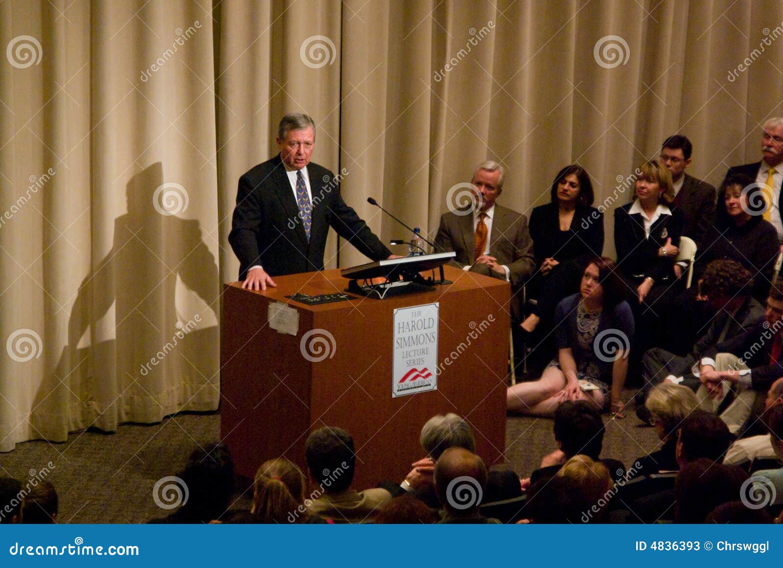 John Ashcroft at Skidmore editorial stock photo. Image of debate 4836393