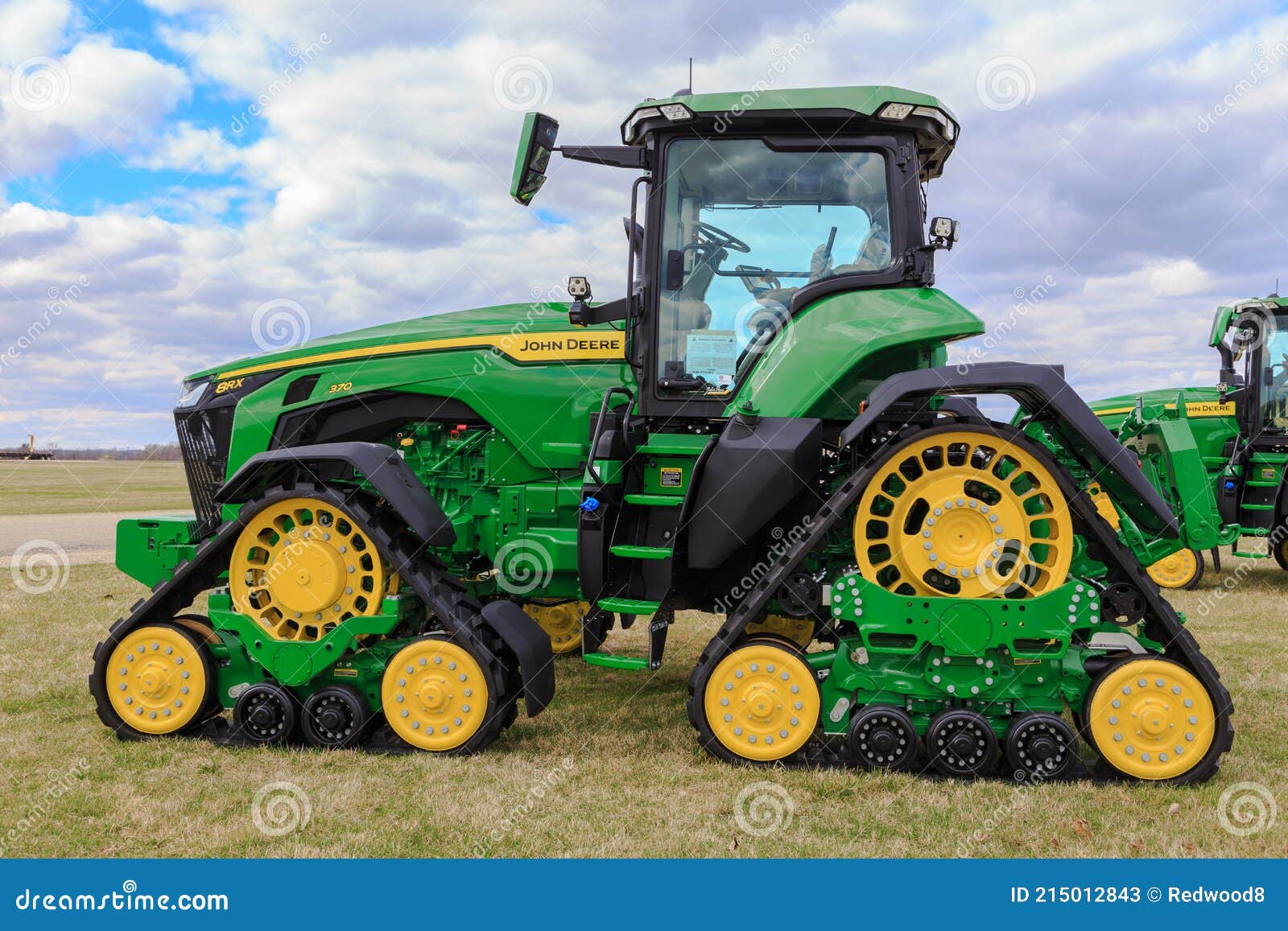 John Deere 8rx 370 Four Track Farm Tractor Editorial Stock Photo
