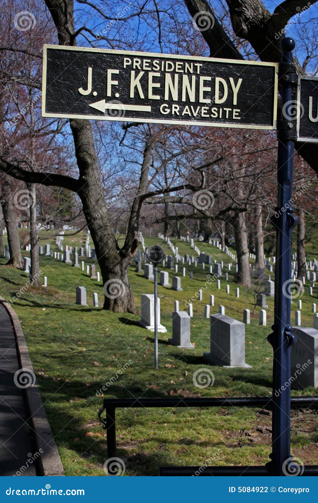 John F. Kennedy Gravesite Stock Photography Image 5084922