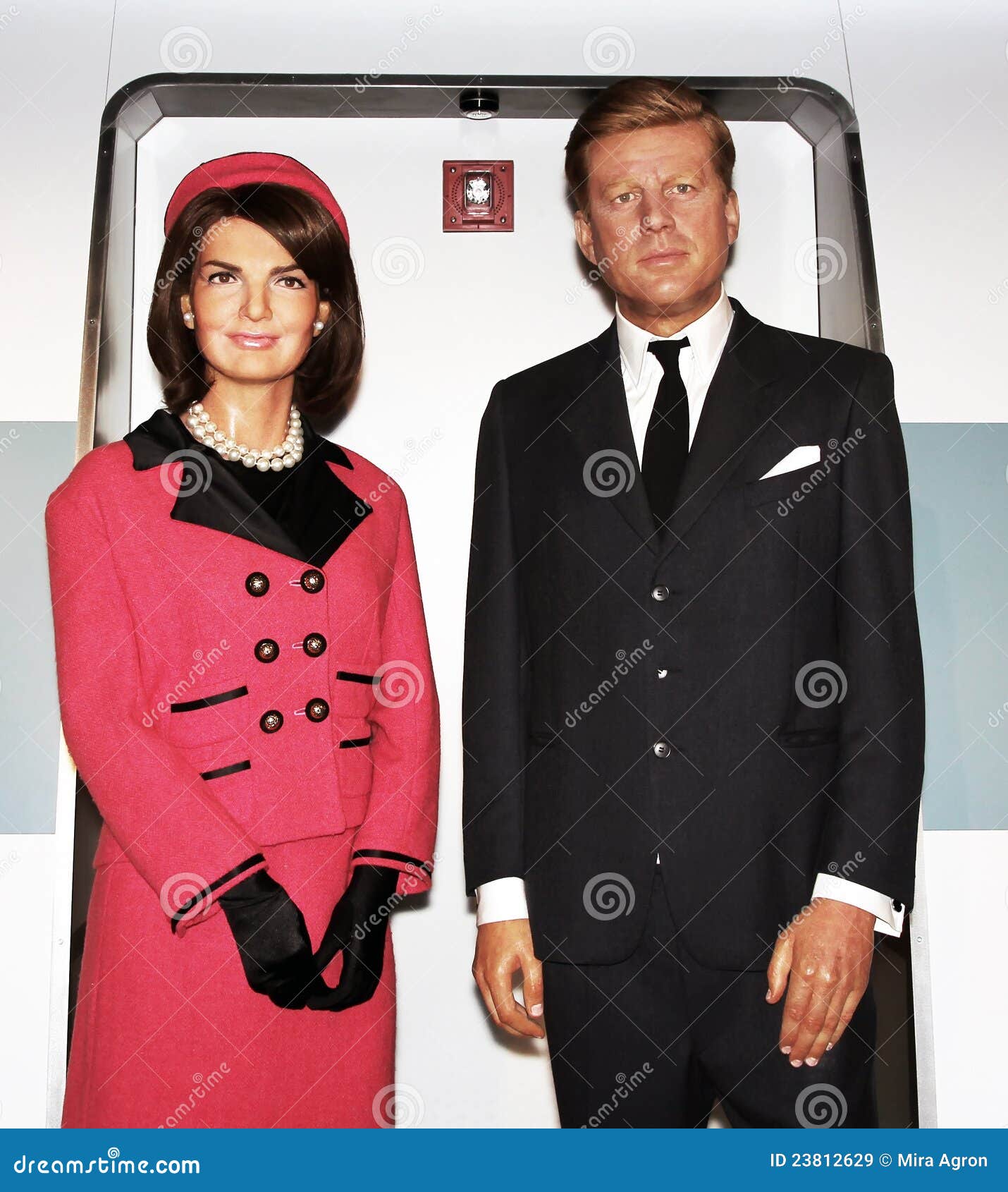 John F. Kennedy and and Jacqueline Kennedy Editorial Stock Image