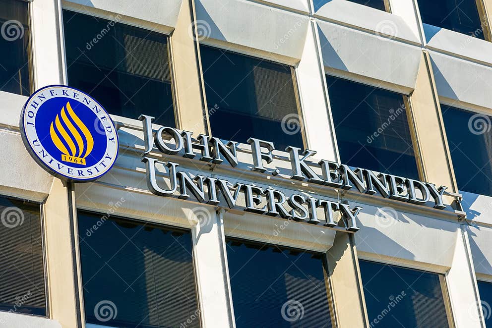 John F. Kennedy University Sign on a Satellite Campus of a Nonprofit 