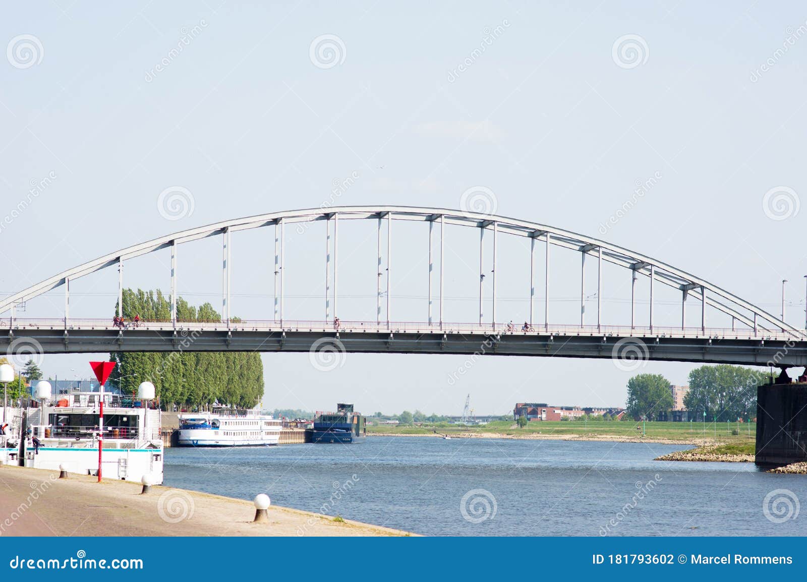 John Frost Bridge in Arnhem Stock Photo Image of bridge, battle 181793602