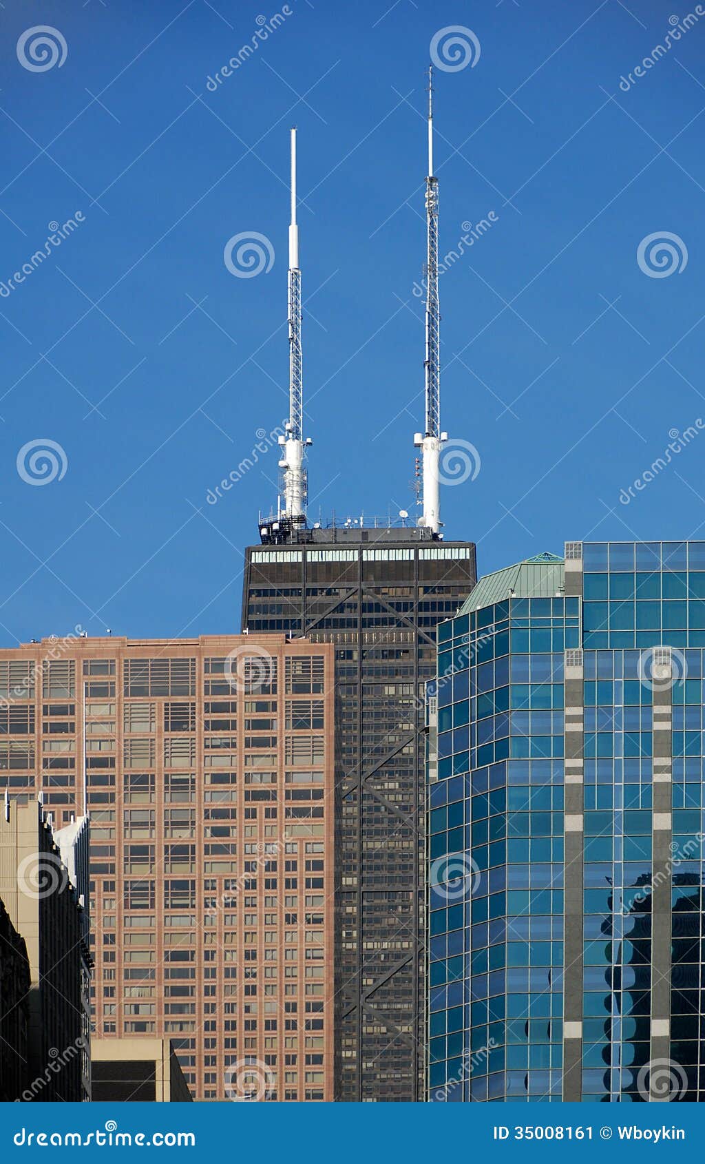John hancock building stock image. Image of chicago, john 35008161