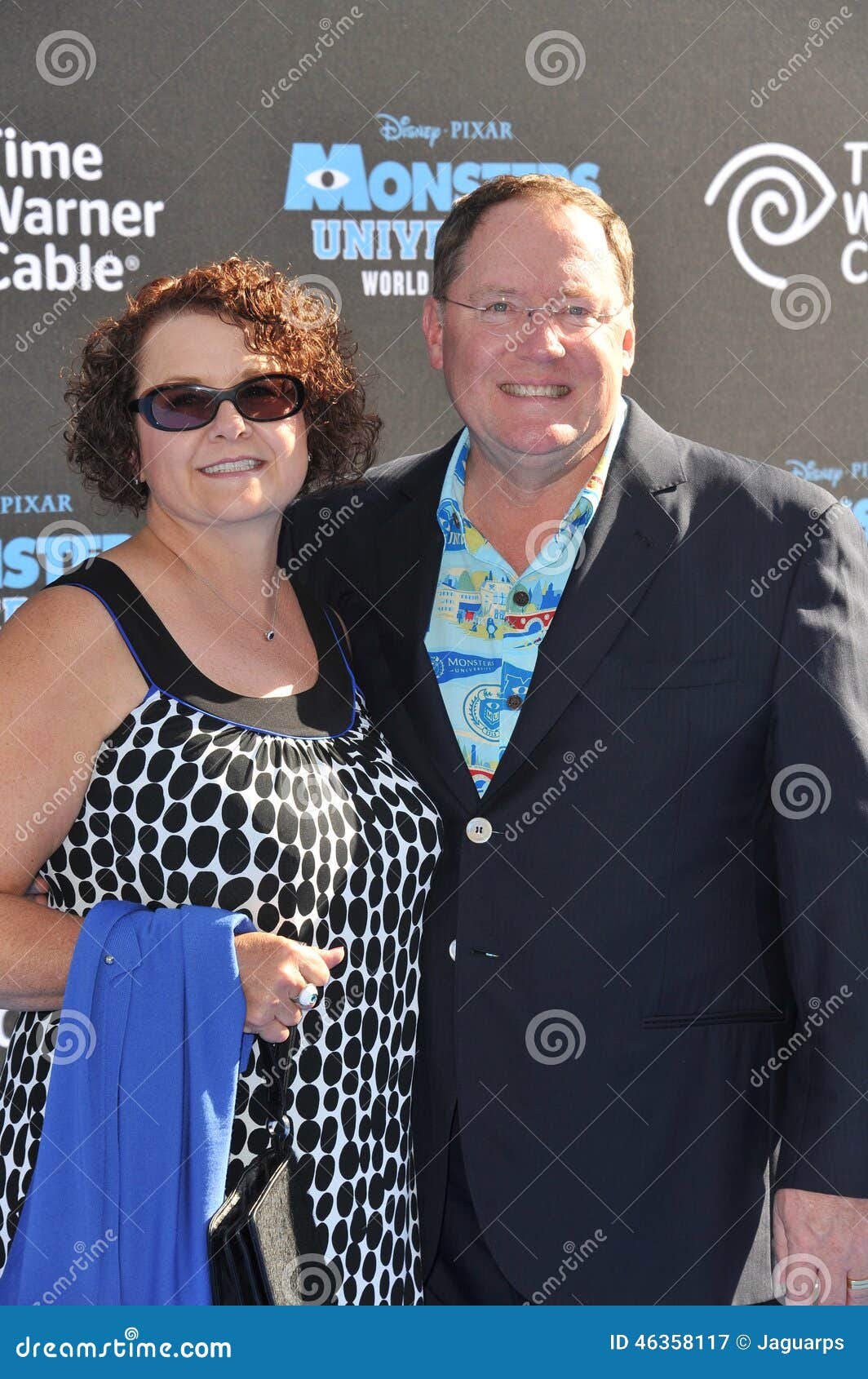 LOS ANGELES, CA - JUNE 17, 2013: Pixar boss John Lasseter at the world premiere of Monsters University at the El Capitan Theatre, Hollywood.