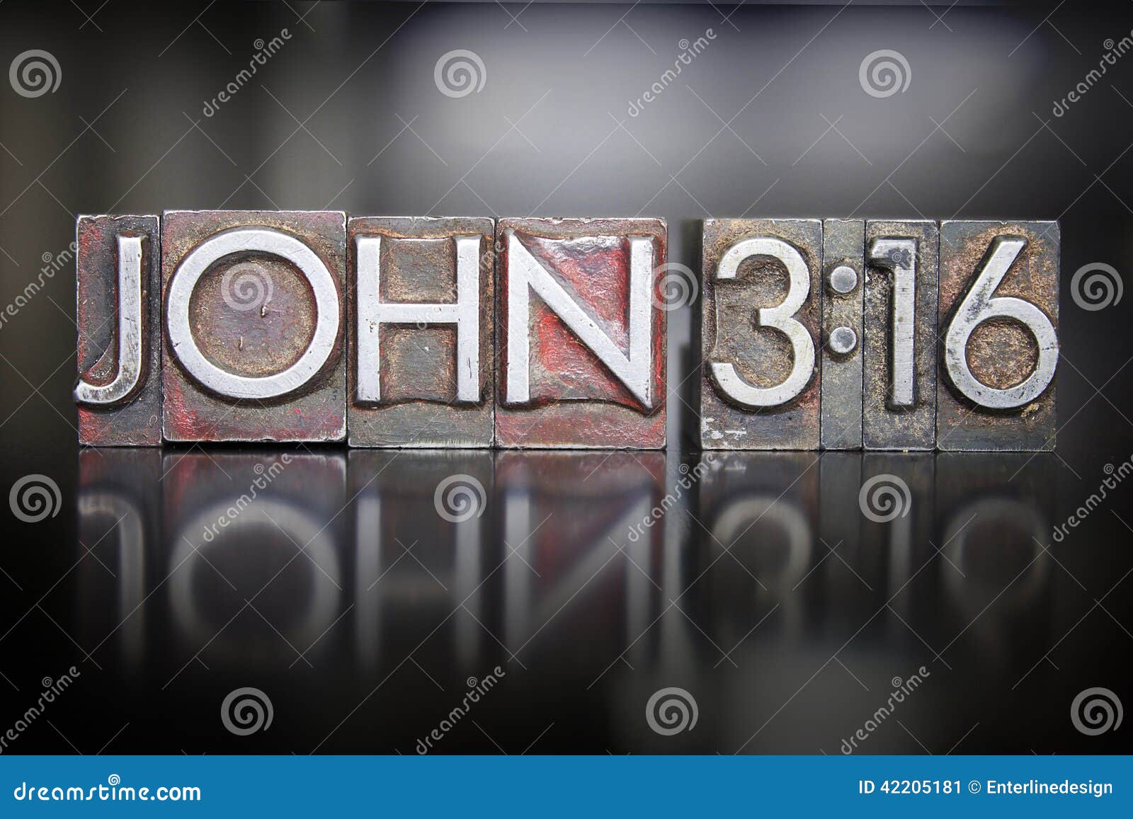 john 3:16 letterpress