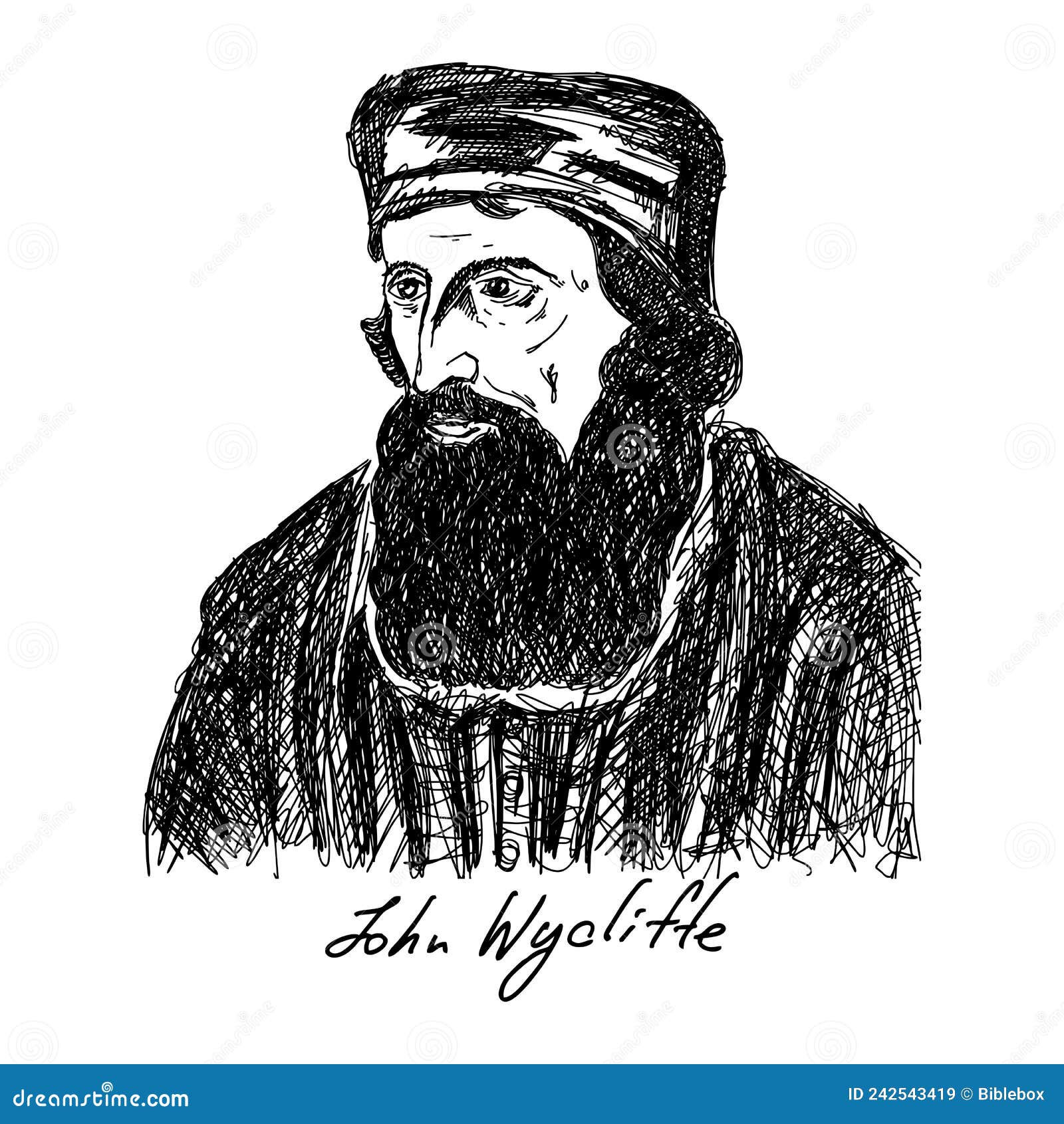 John Wycliffe 13201384 Foi Um Filósofo Teólogo Teólogo E Bíblico