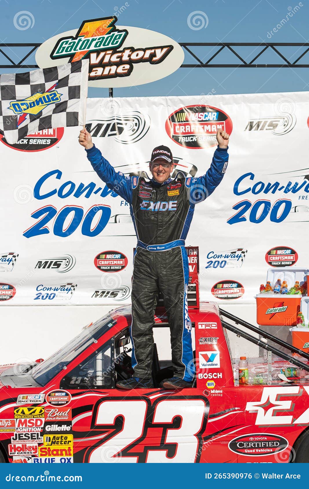 Johnny Benson at the 3M Performance 400 Editorial Photo Image of