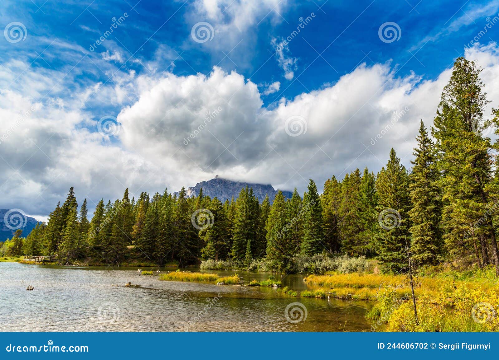 johnson lake in banff