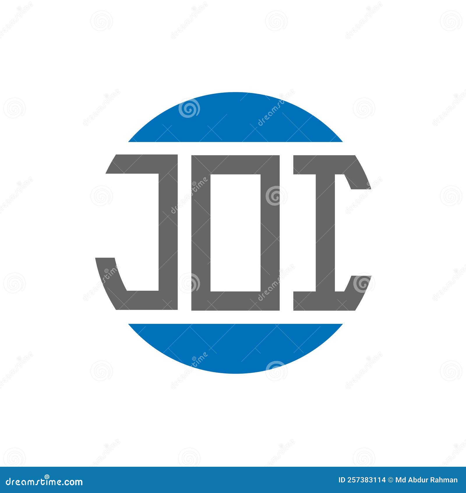 joi letter logo  on white background. joi creative initials circle logo concept. joi letter 