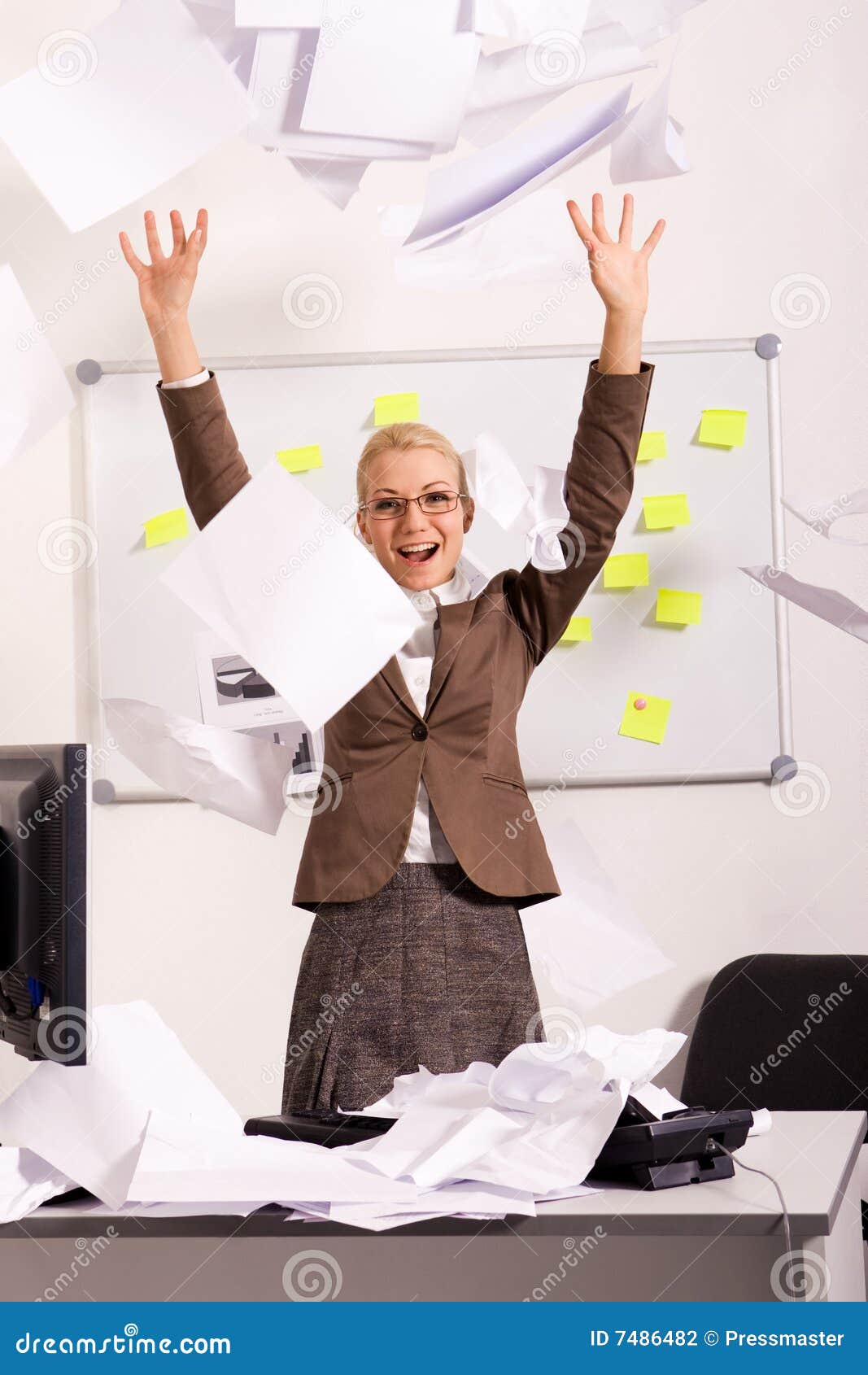 Joie Apres Travail Photo Stock Image Du Affaires Confiant