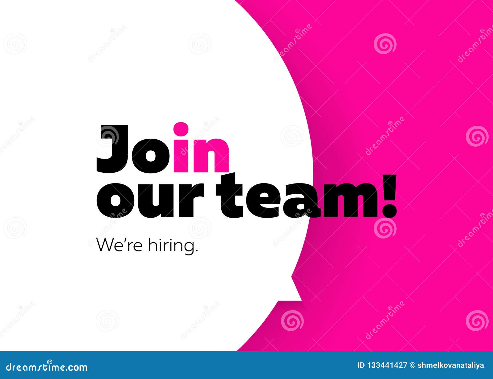 join our team, we are hiring  background.