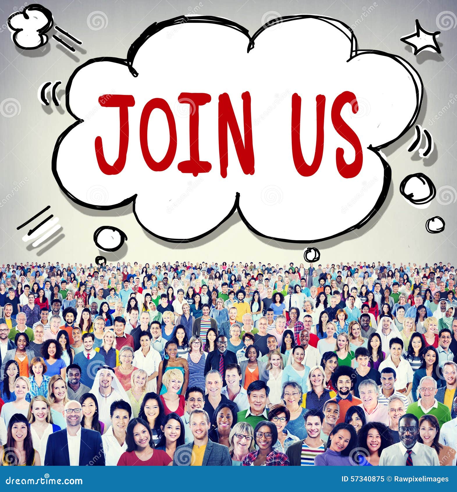 Join Us Invitation Support Business Concept Stock Image - Image of