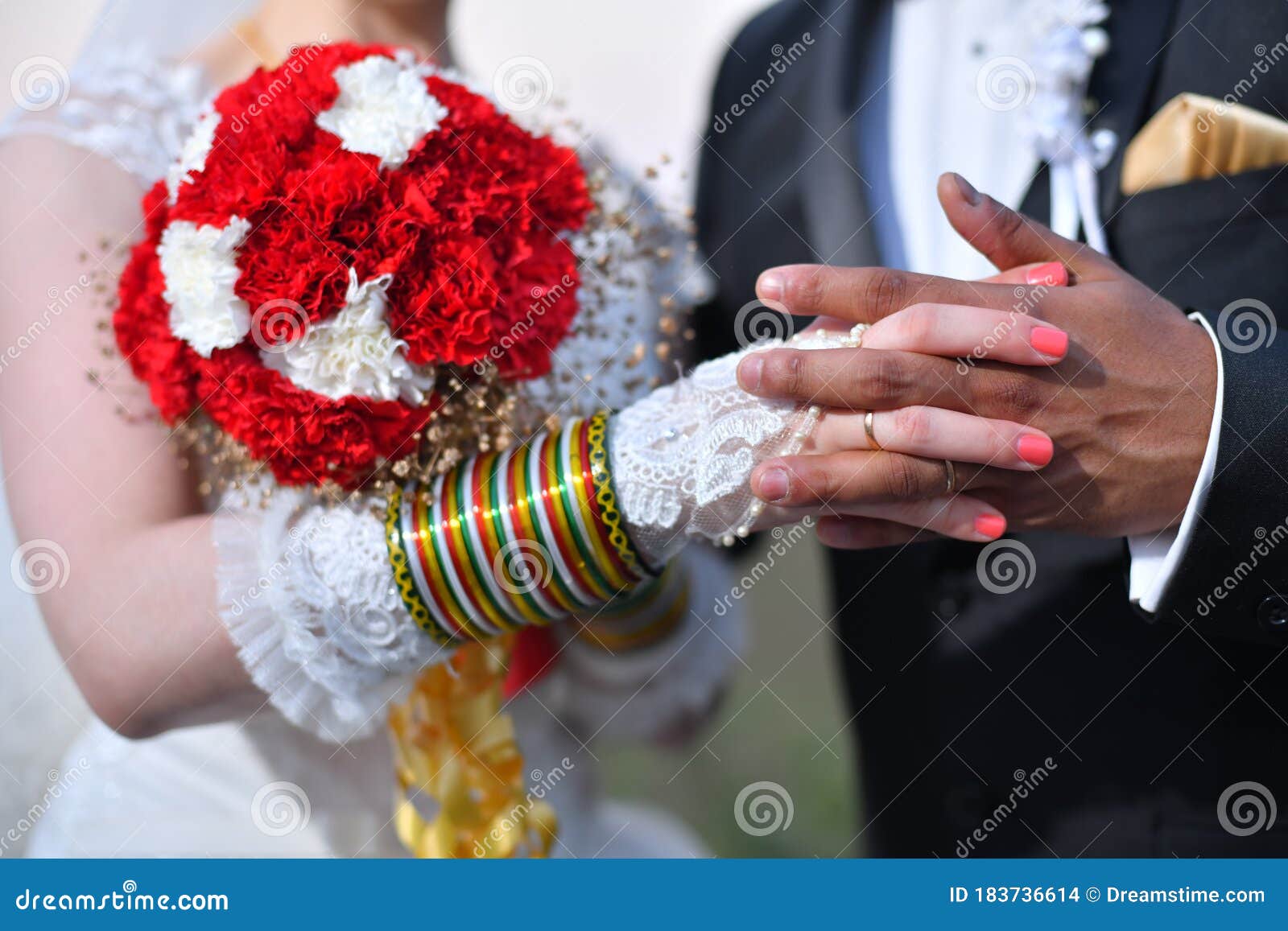 https://thumbs.dreamstime.com/z/joined-hands-newly-married-couple-wedding-ceremony-international-marriage-groom-black-suit-bride-white-dress-183736614.jpg