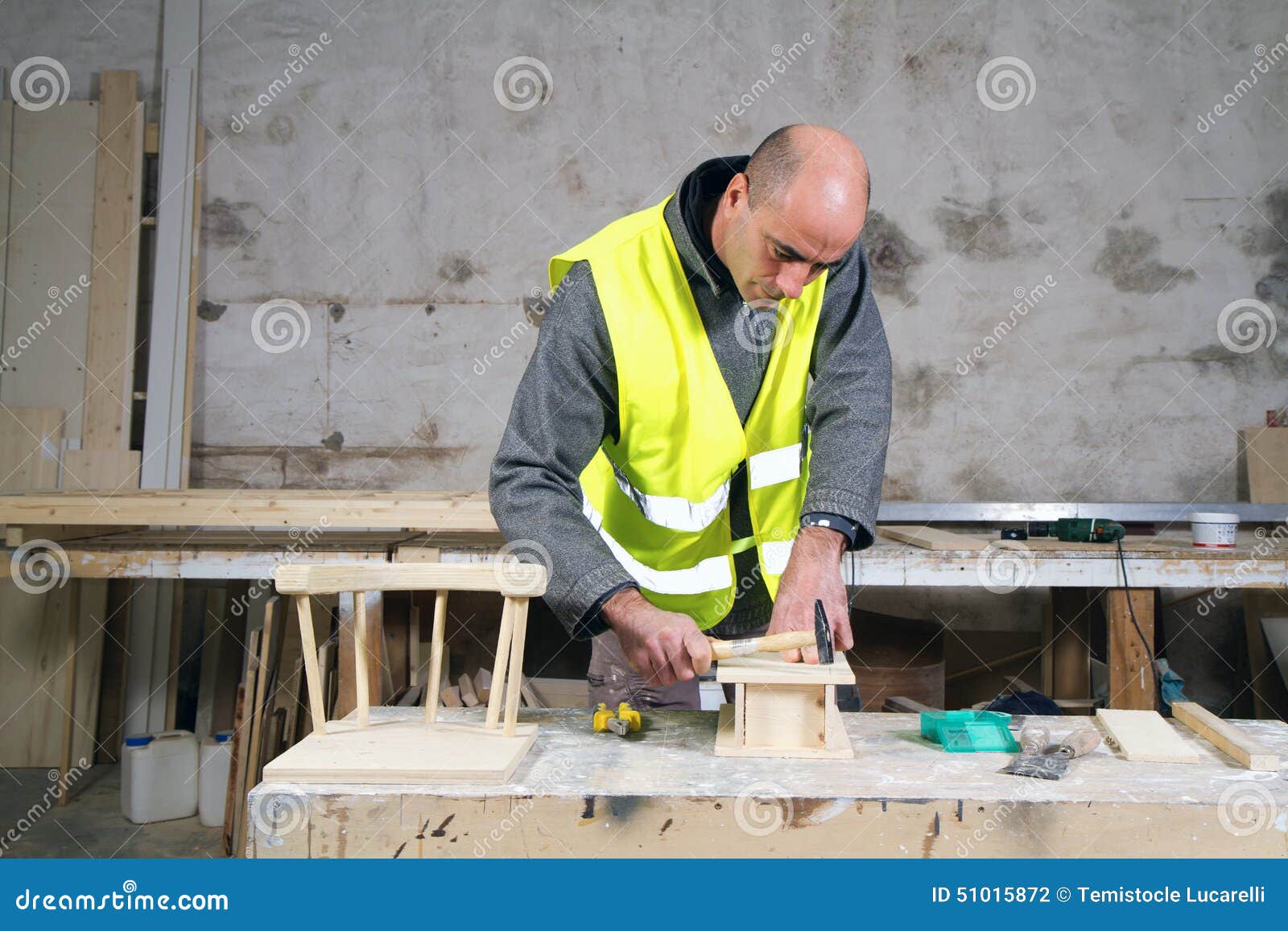 Joiner stock photo. Image of equipment, site, construction 51015872
