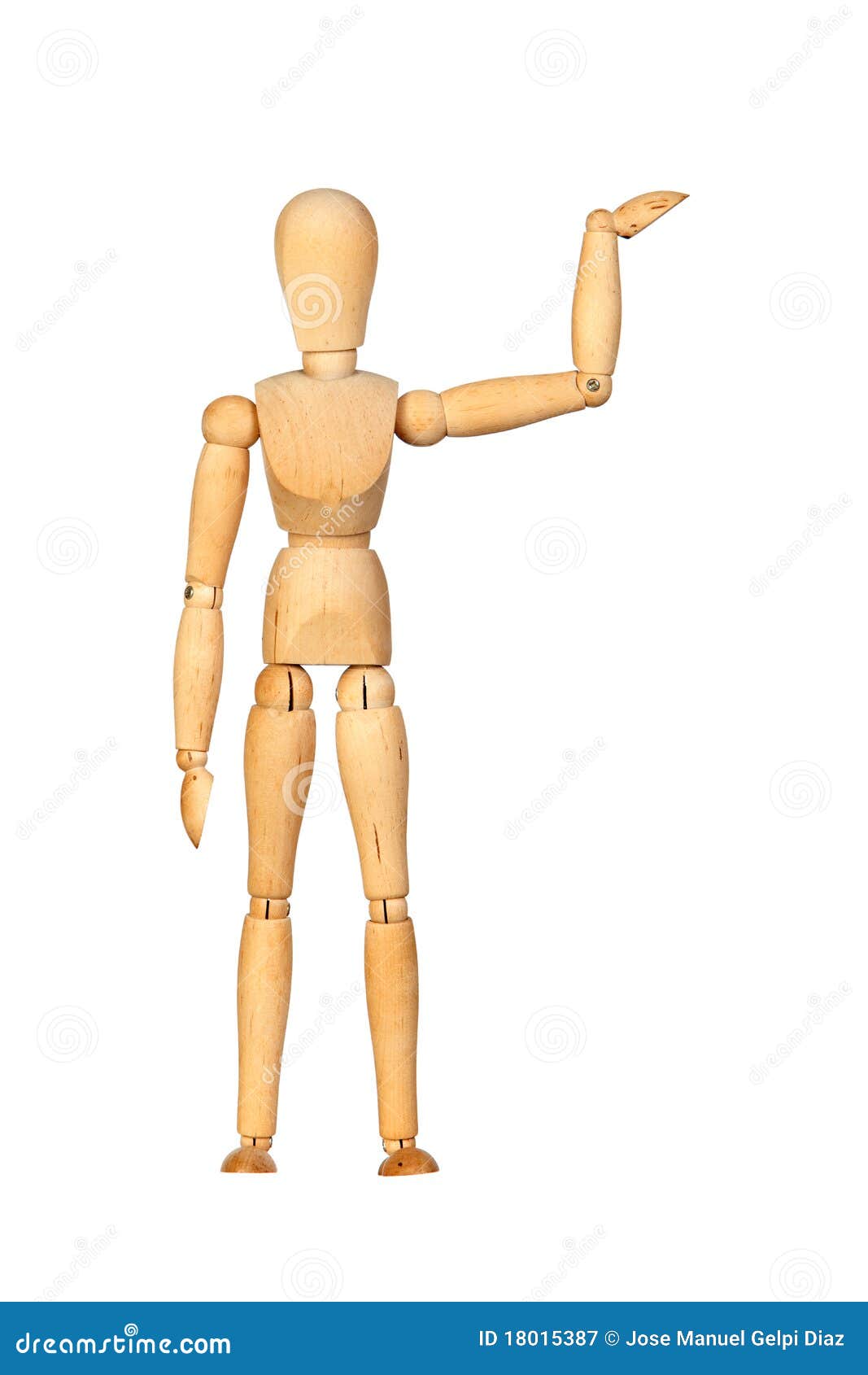 jointed wooden mannequin