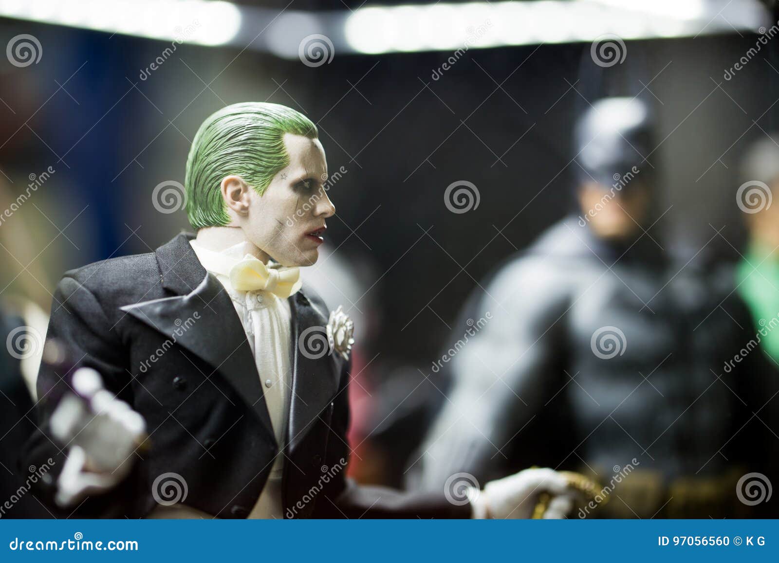 Joker Character Collectible Model and Blurred Batman Model on the  Background Editorial Image - Image of editorial, film: 97056560