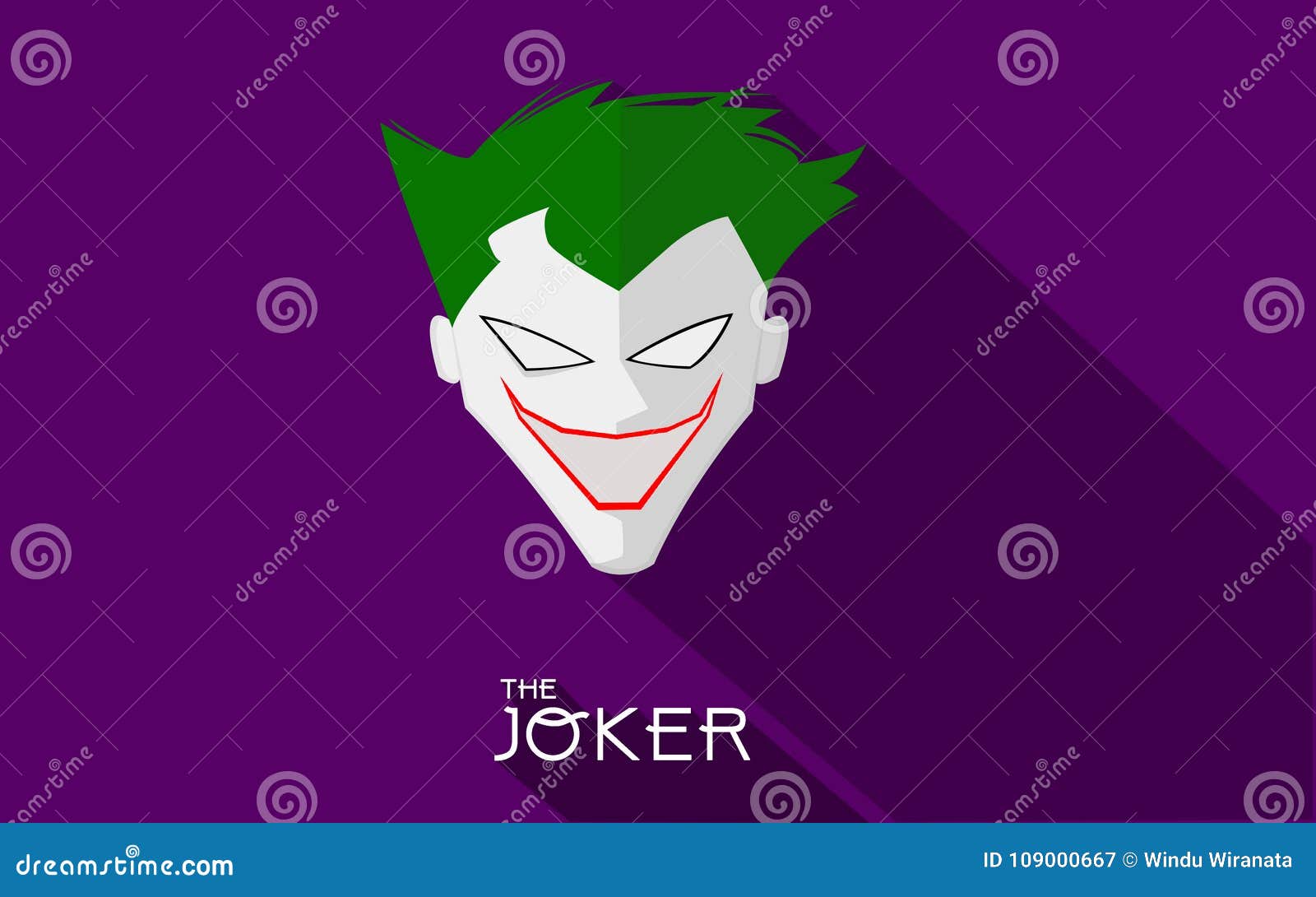 The Joker Stock Illustration Illustration Of Wallpaper 109000667