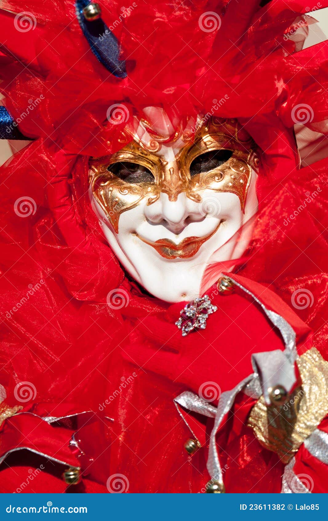 Joker Red mask stock photo. Image of female, beauty, costume - 23611382