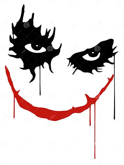 Joker smile editorial stock image. Illustration of black - 12998079