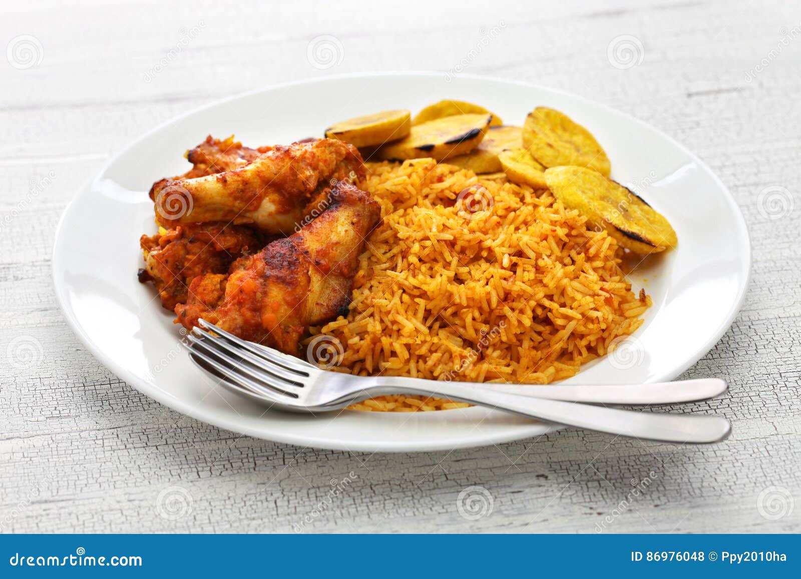 Jollof Rice, West African Cuisine Stock Photo - Image of basmati, dish
