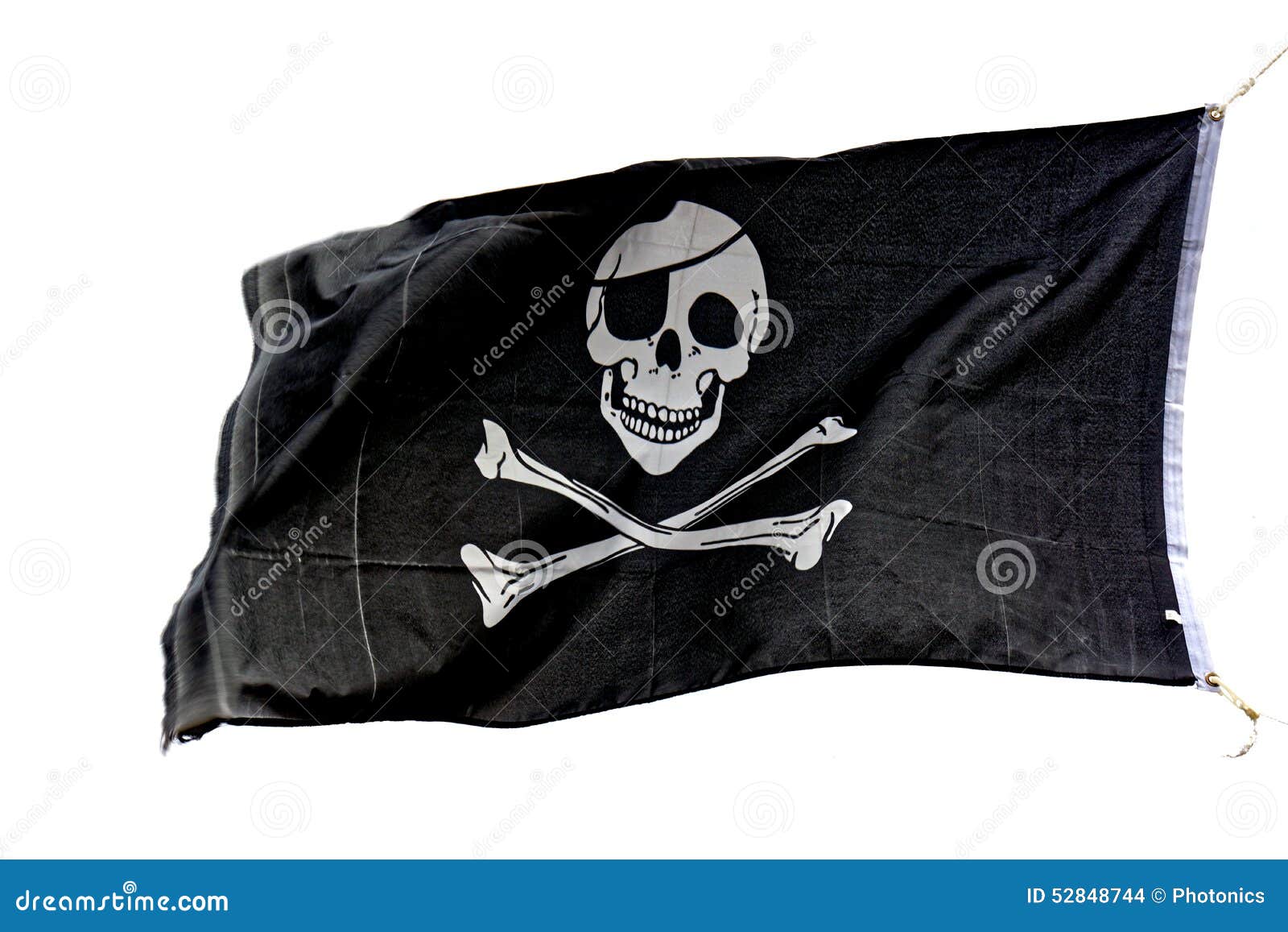 Jolly Roger Pirate Flag stock photo. Image of image 