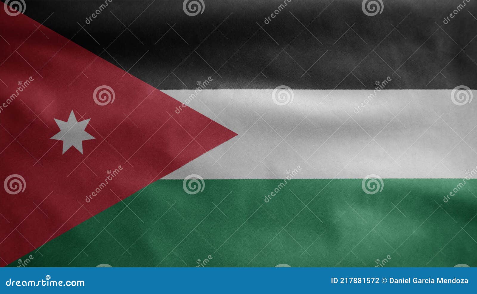 flag of jordan state ensign