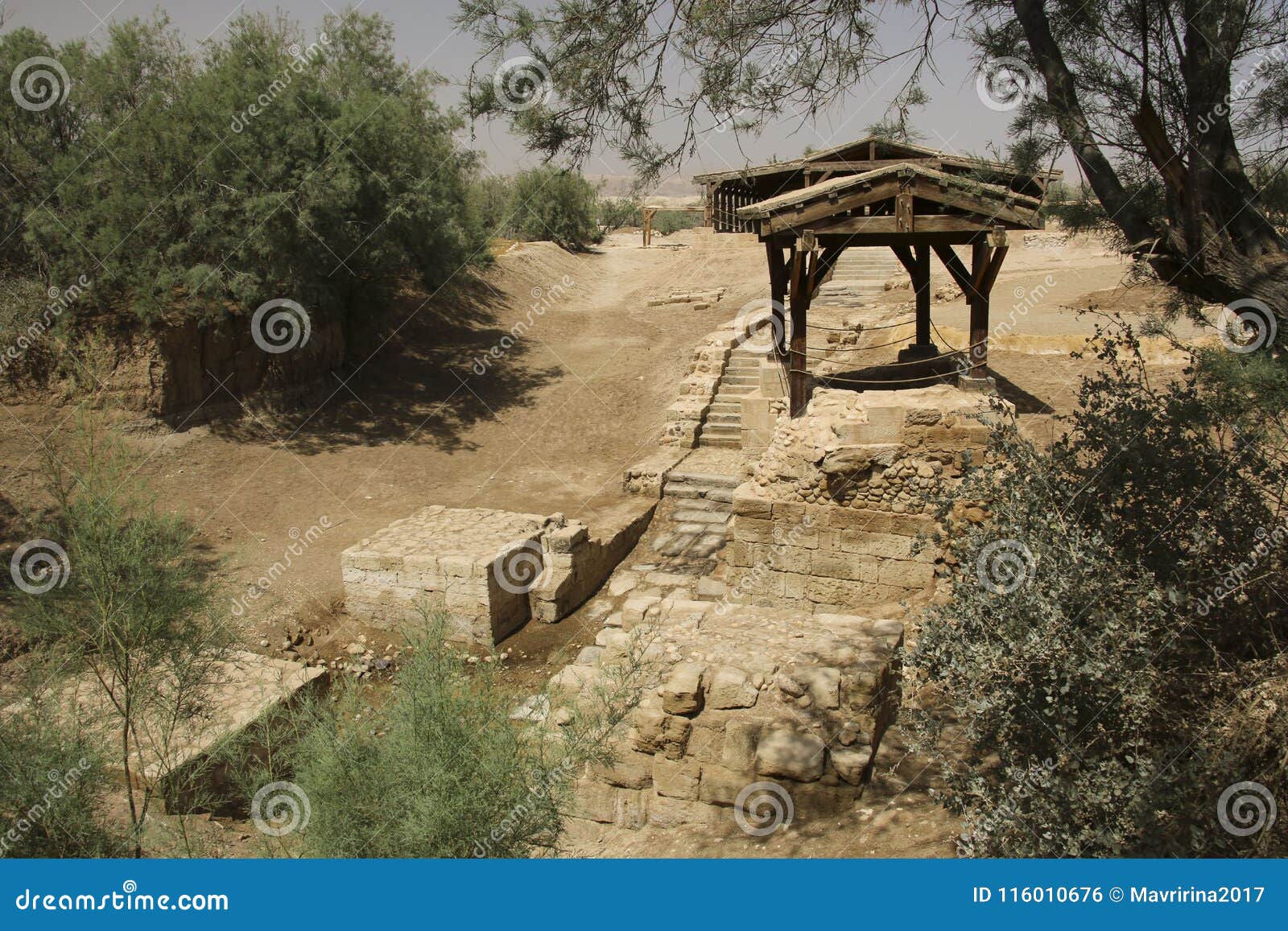 Sada diferencia Botánica Jordan River. Bethany Beyond the Jordan - Jesus Baptism Site Stock Photo -  Image of greenery, ancient: 116010676