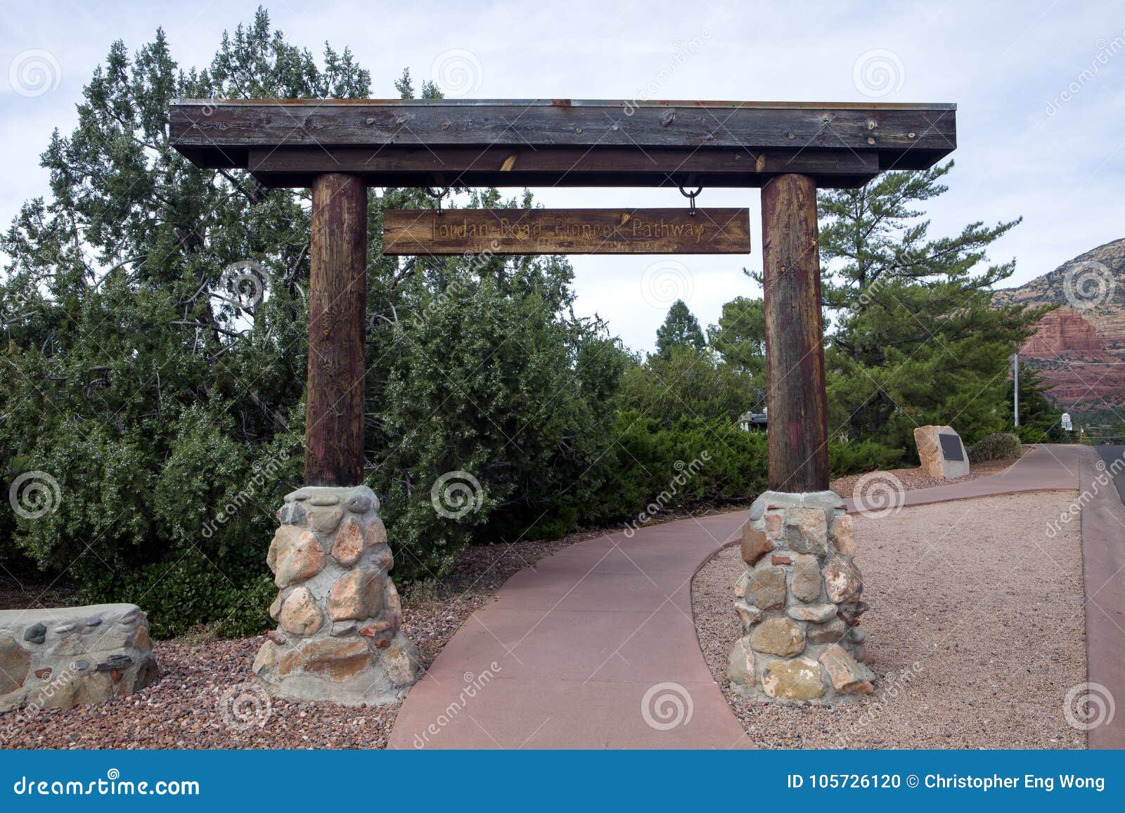 Jordan Road Getway in Sedona Stockfoto Bild von amerika, arizona 105726120